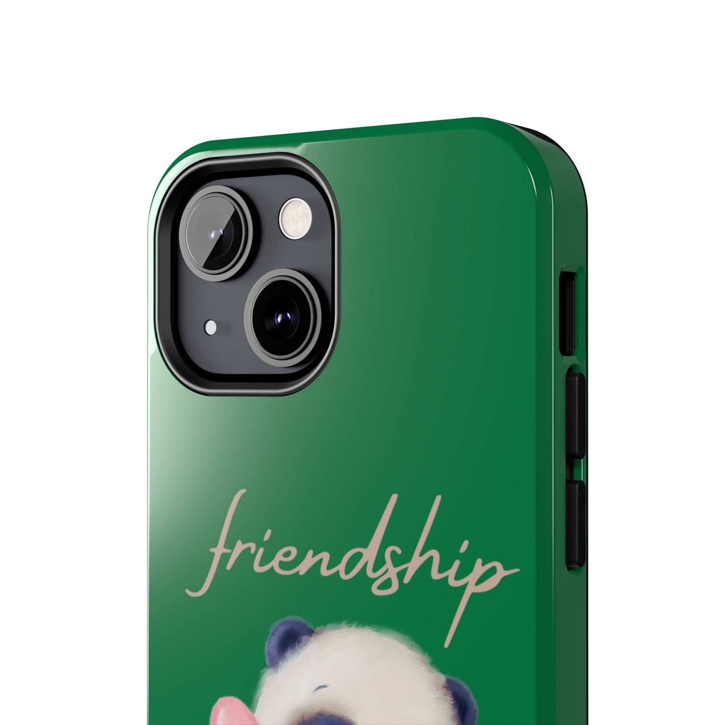 Phone case- Cute Panda Friendship Tough Phone Case - Durable Protection