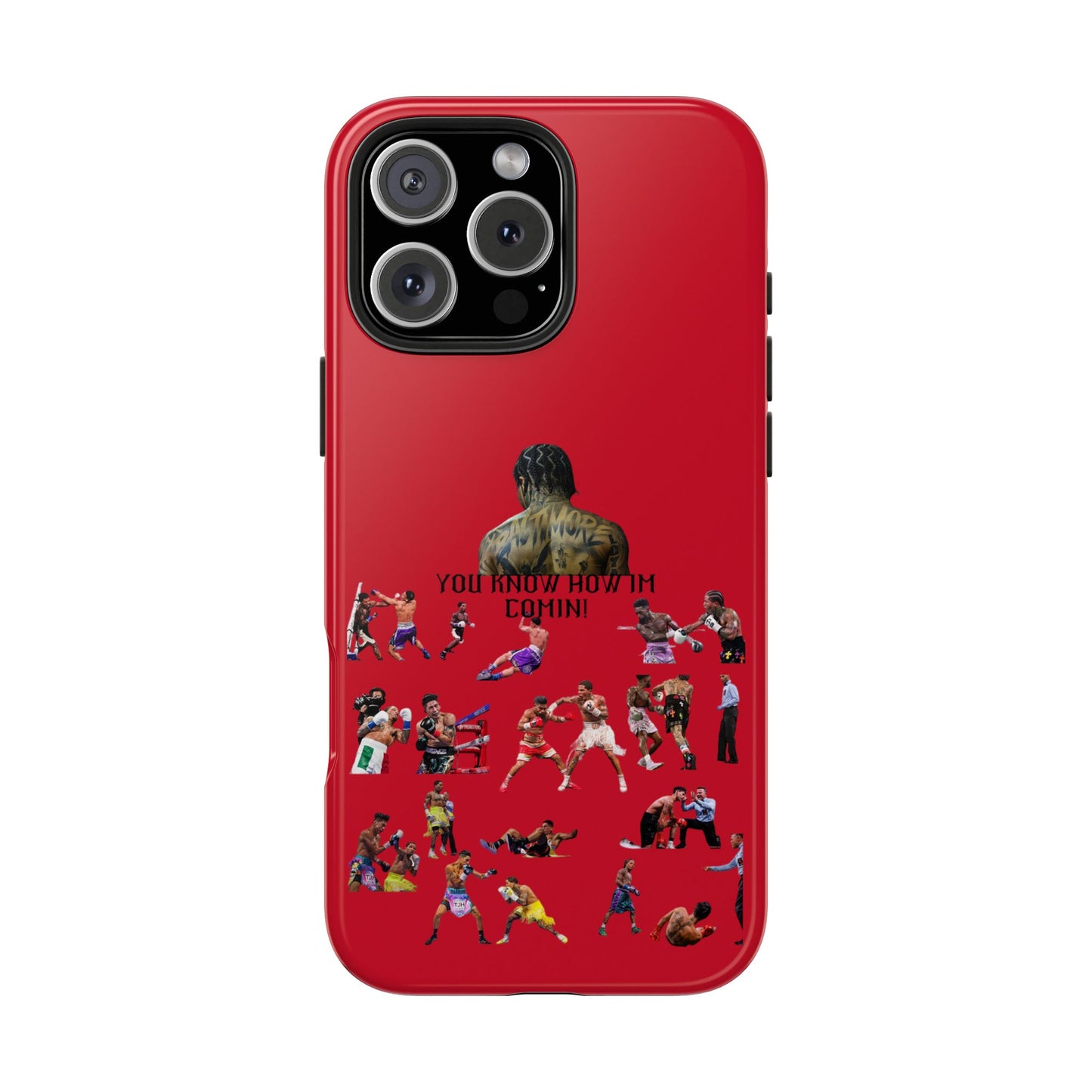Phone case- You Know How I'm Comin' Tough Phone Case - Durable Protection