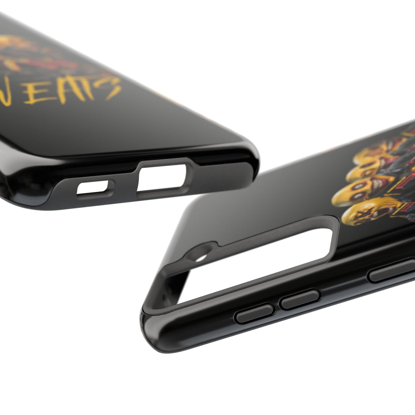 Tough Phone Cases - Bold 'SWEATS' Design for Gamers & Trendsetters