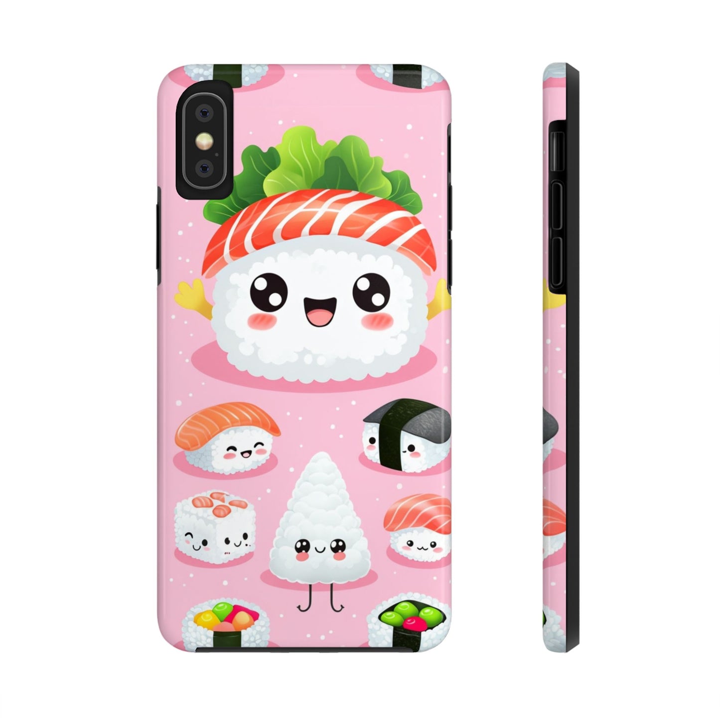 Adorable Sushi Tough Phone Case | Cute Kawaii Design for Food Lovers