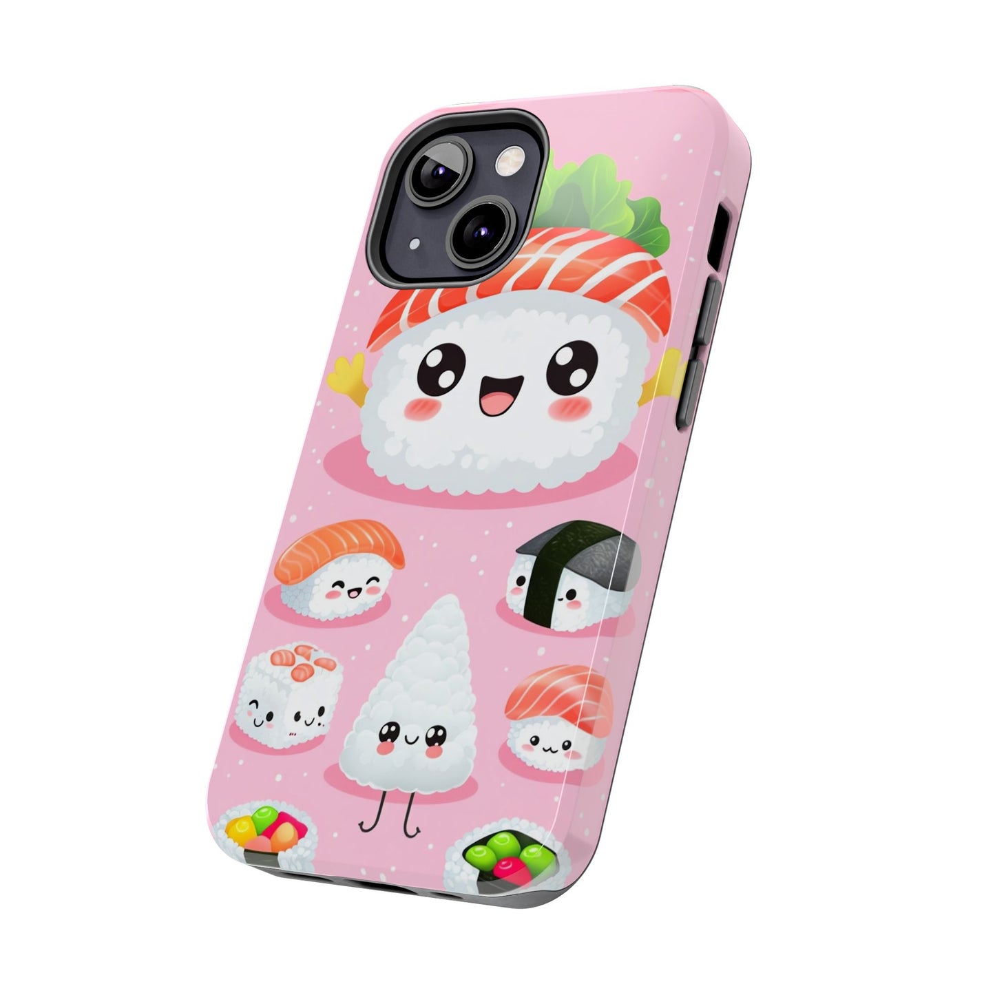 Adorable Sushi Tough Phone Case | Cute Kawaii Design for Food Lovers