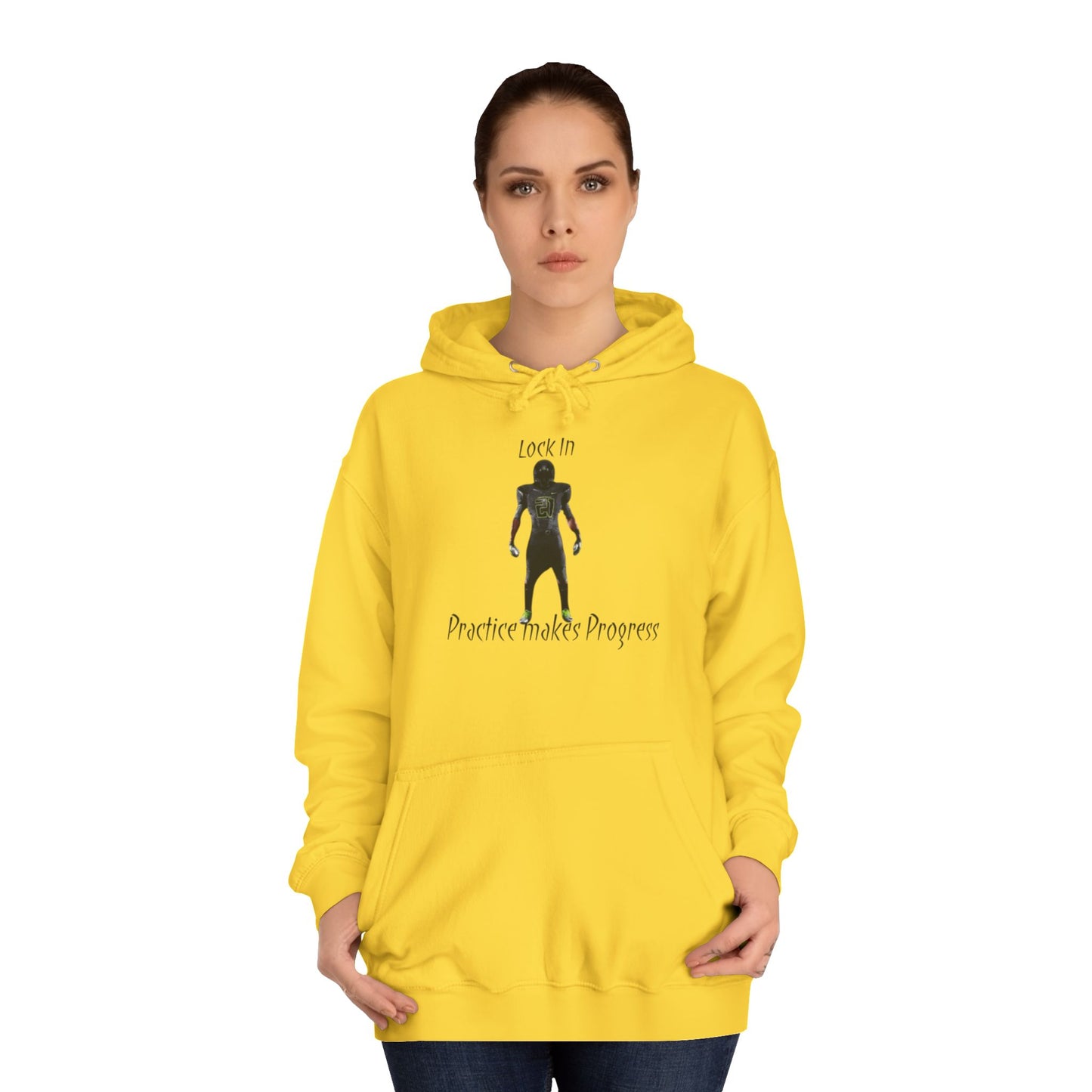 Iron Grey Men’s Motivational Sweater – "Practice Makes Progress" Inspirational Pullover