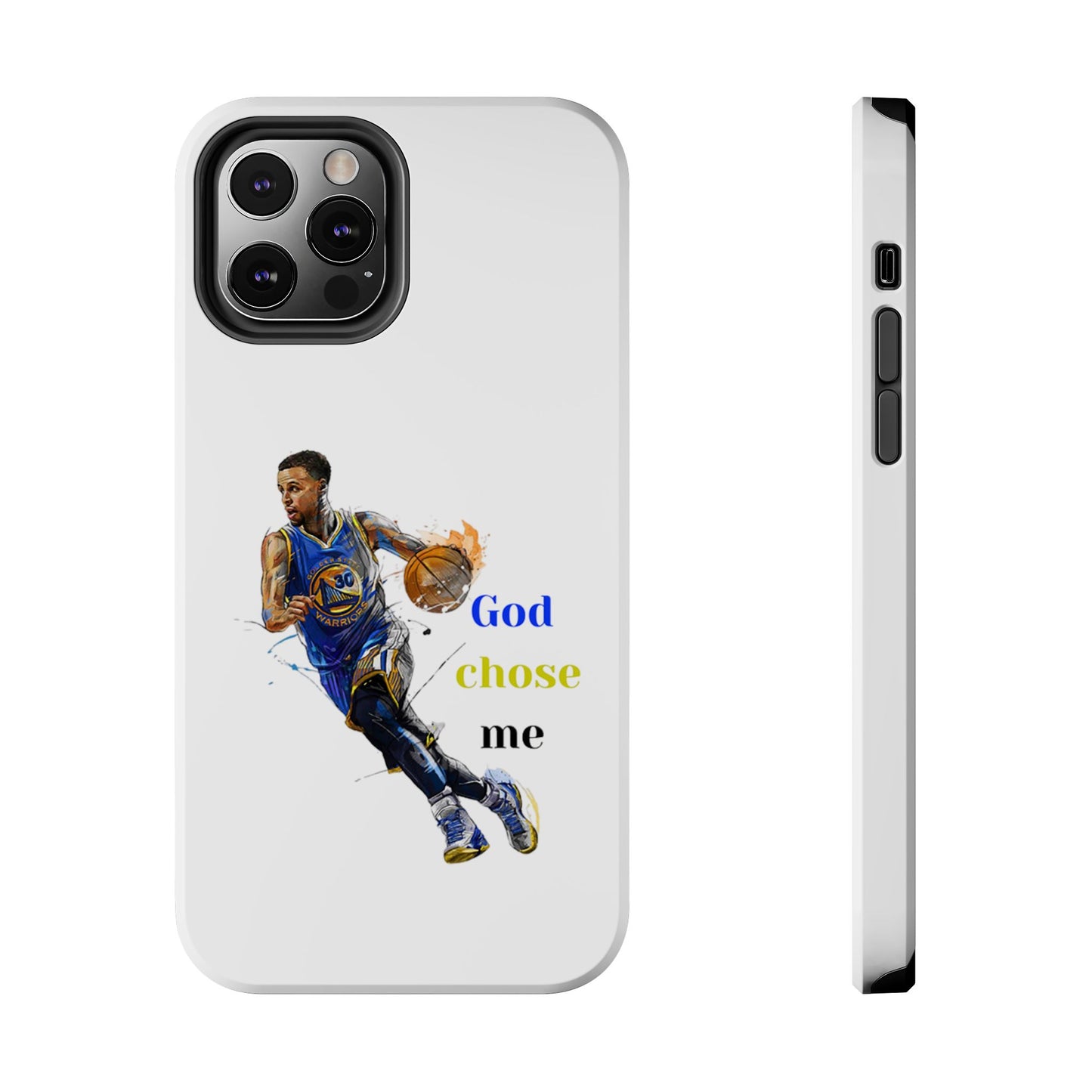 Phone case- God Chose Me Tough Phone Case - Durable Protection