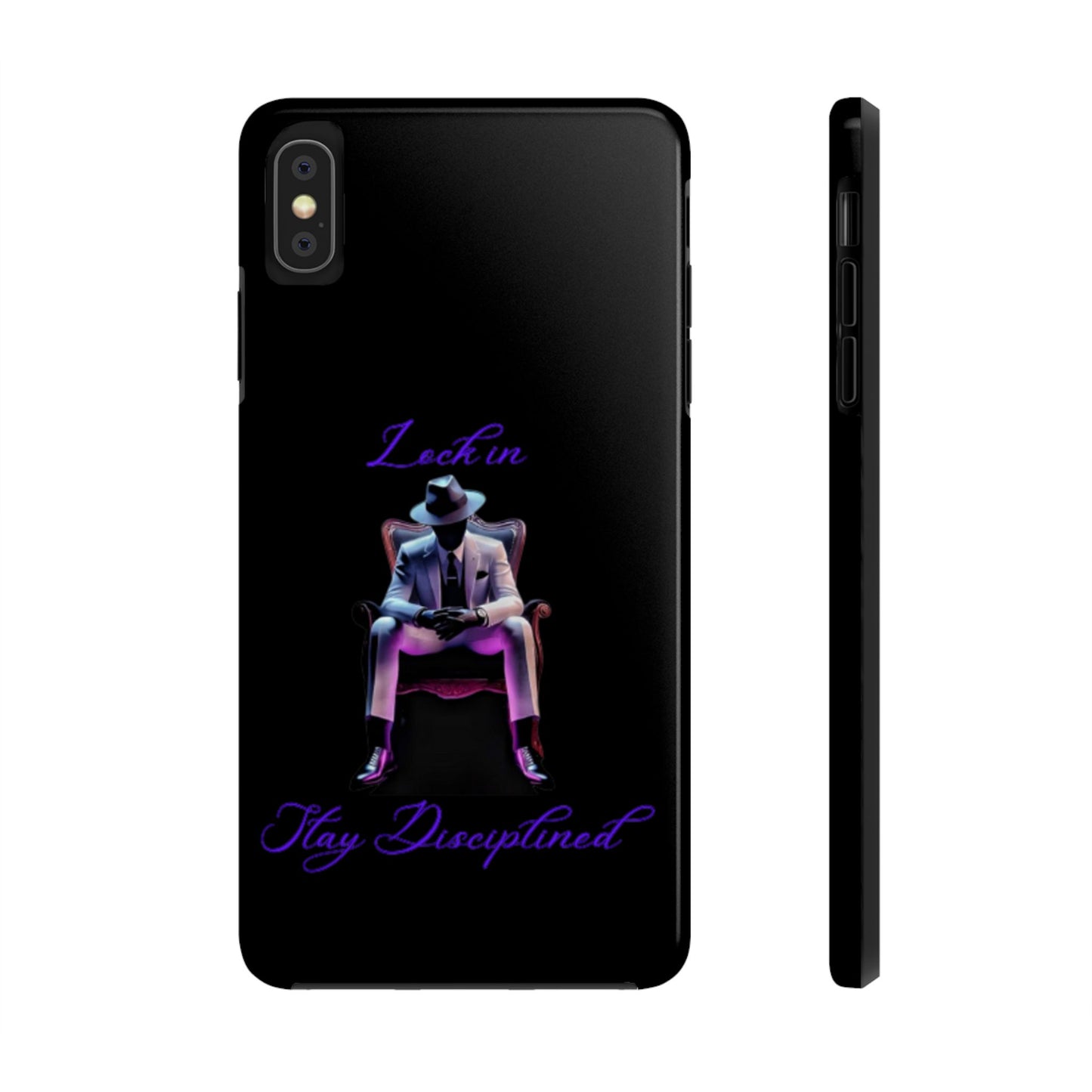 Phone case- Lock In, Stay DIsciplined Tough Phone Case - Durable Protection