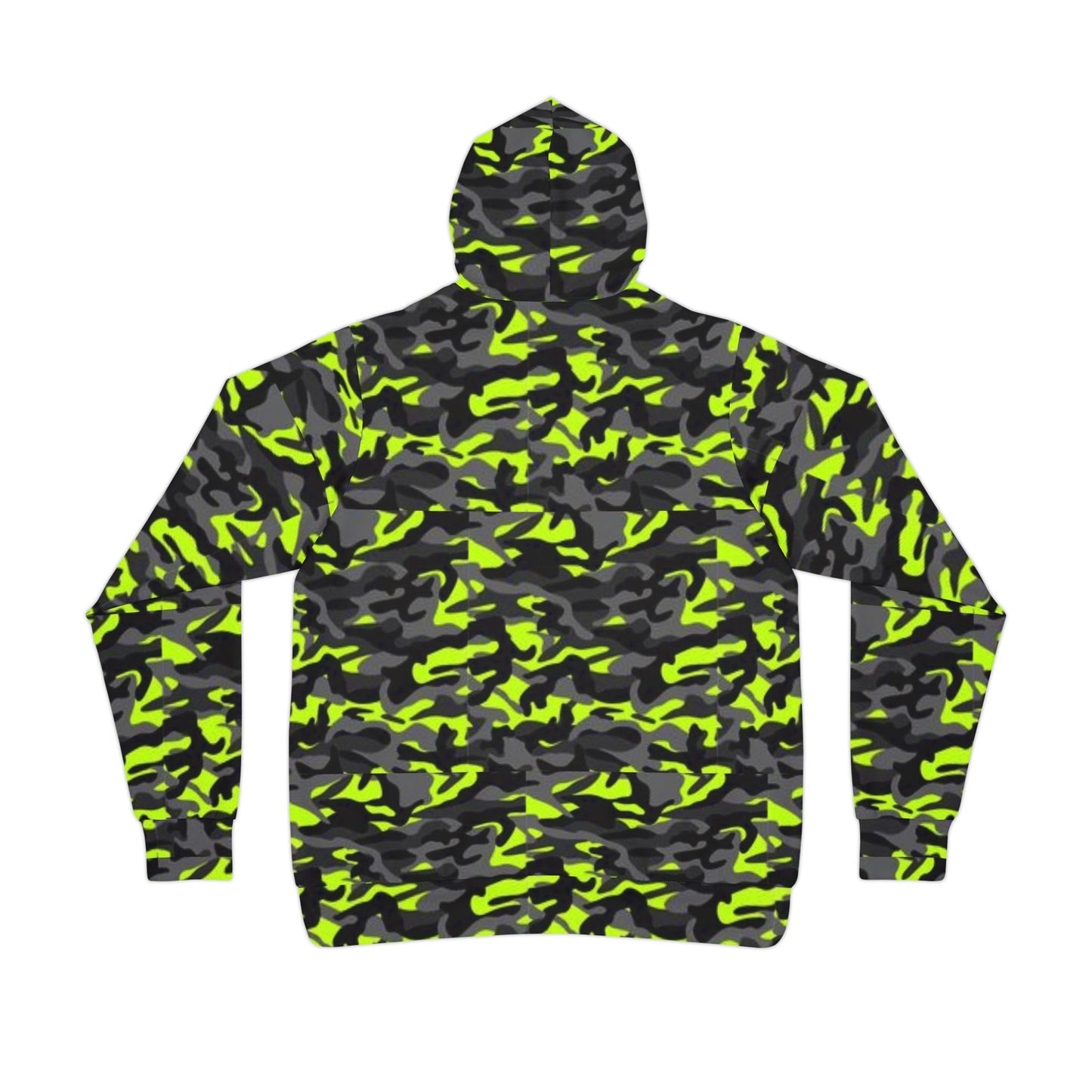 ⚡ Neon Green Camo Hoodie – Bold & Vibrant Streetwear for Active Lifestyles