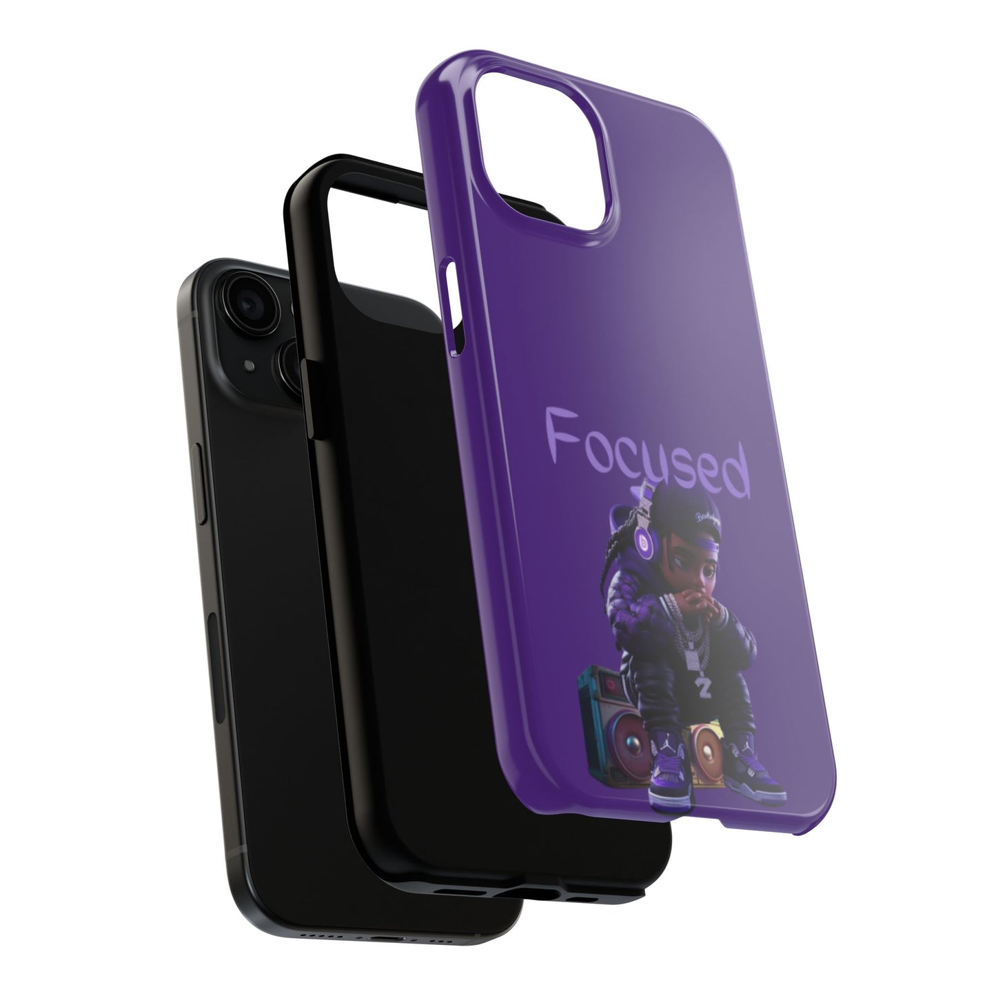 Phone Case- Focused Tough Case- Durable Protection
