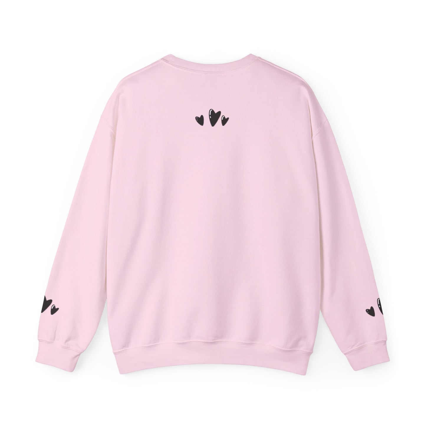 Rosy Glow Pink Sweatshirt for Women – Everyday Cozy Heart Design Pullover