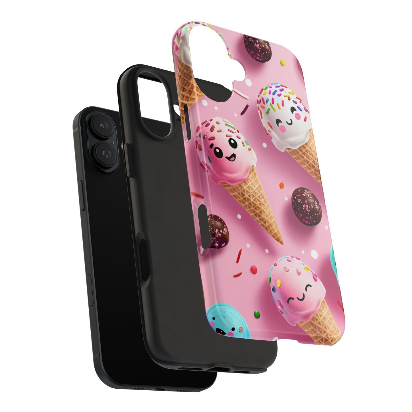 Tough Phone Cases Cute Ice Cream Design