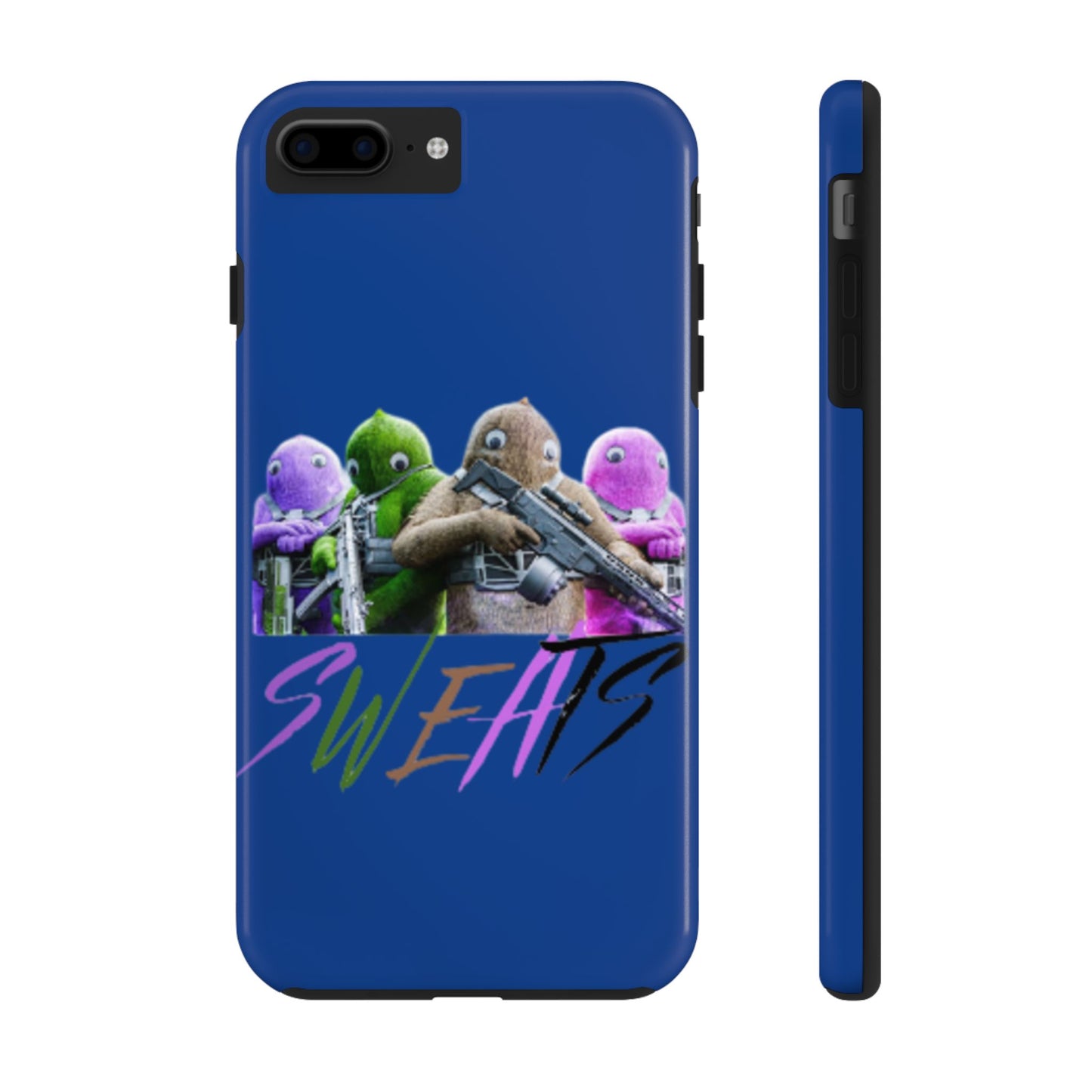 Cool Cartoon-Inspired Tough Phone Case - 'SWEATS'