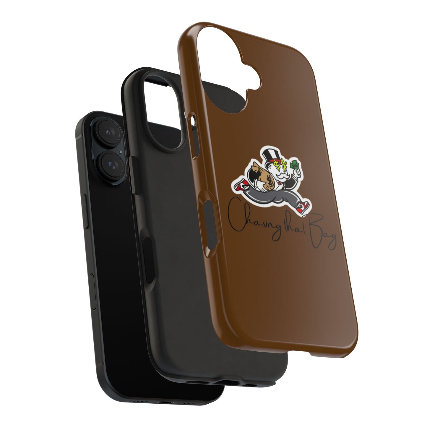 Phone Case- Chasing That Bag Tough Case- Durable Protection