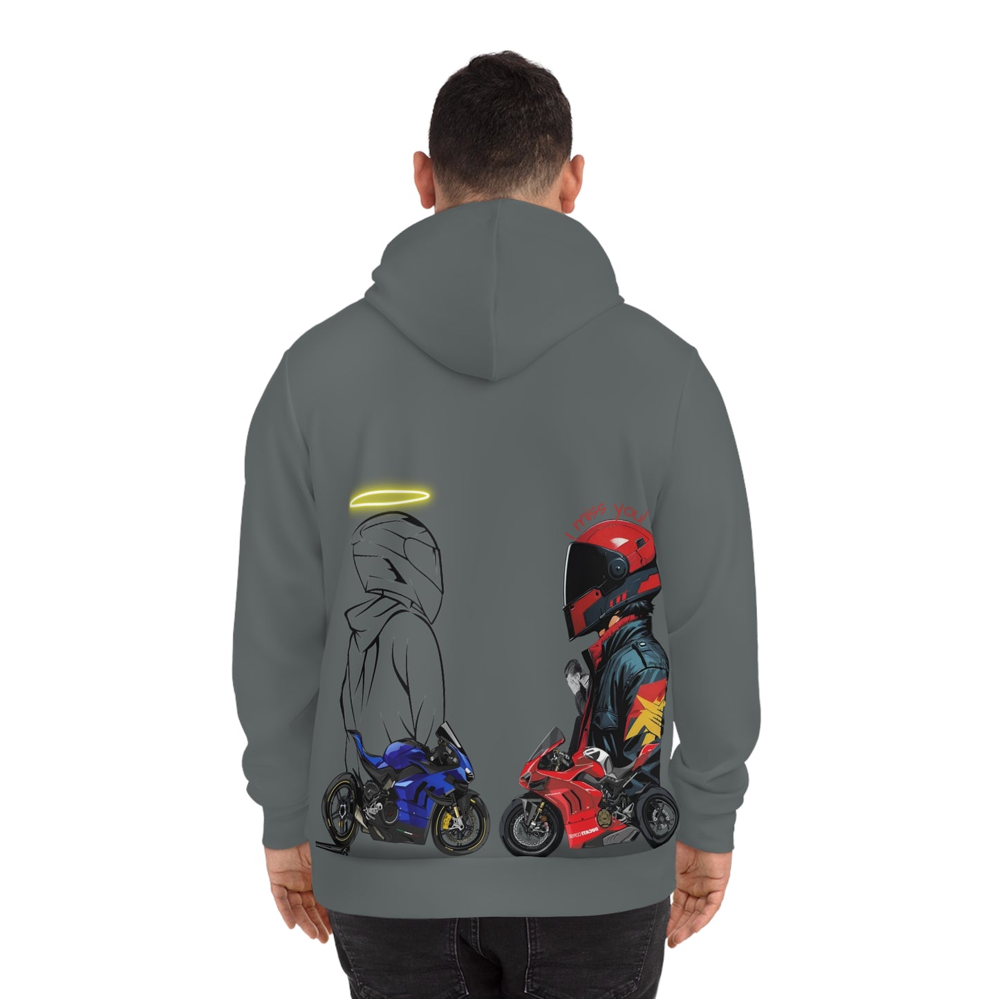 Stylish Grey Motorcycle Hoodie 🏍️⚡ | Ride Safe, Live Bold