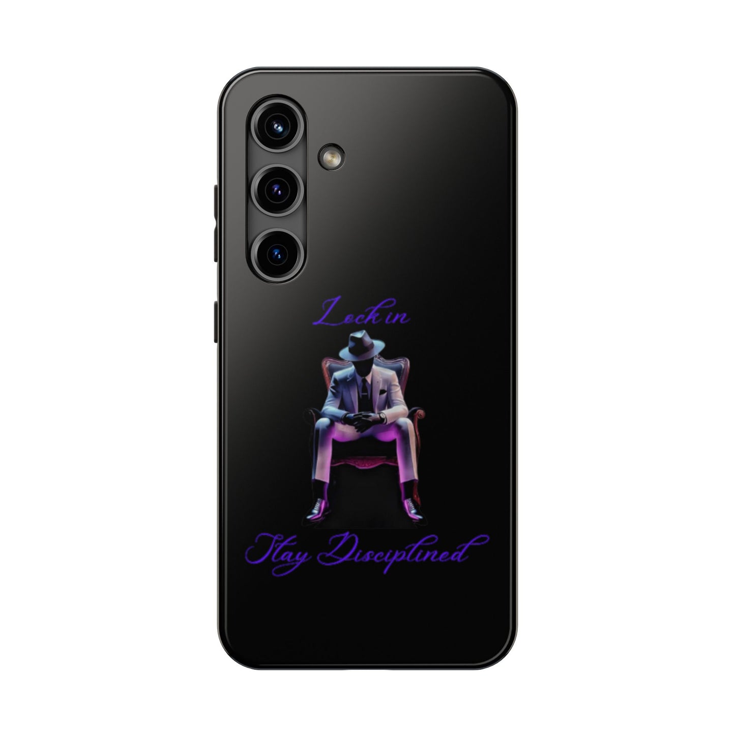 Phone case- Lock In, Stay DIsciplined Tough Phone Case - Durable Protection