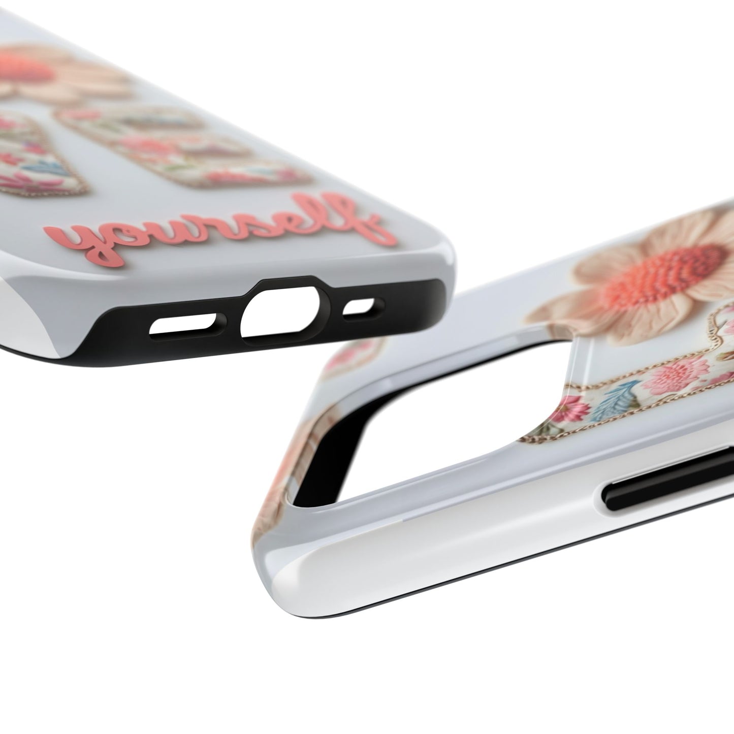 Floral 'Love Yourself' Tough Phone Case