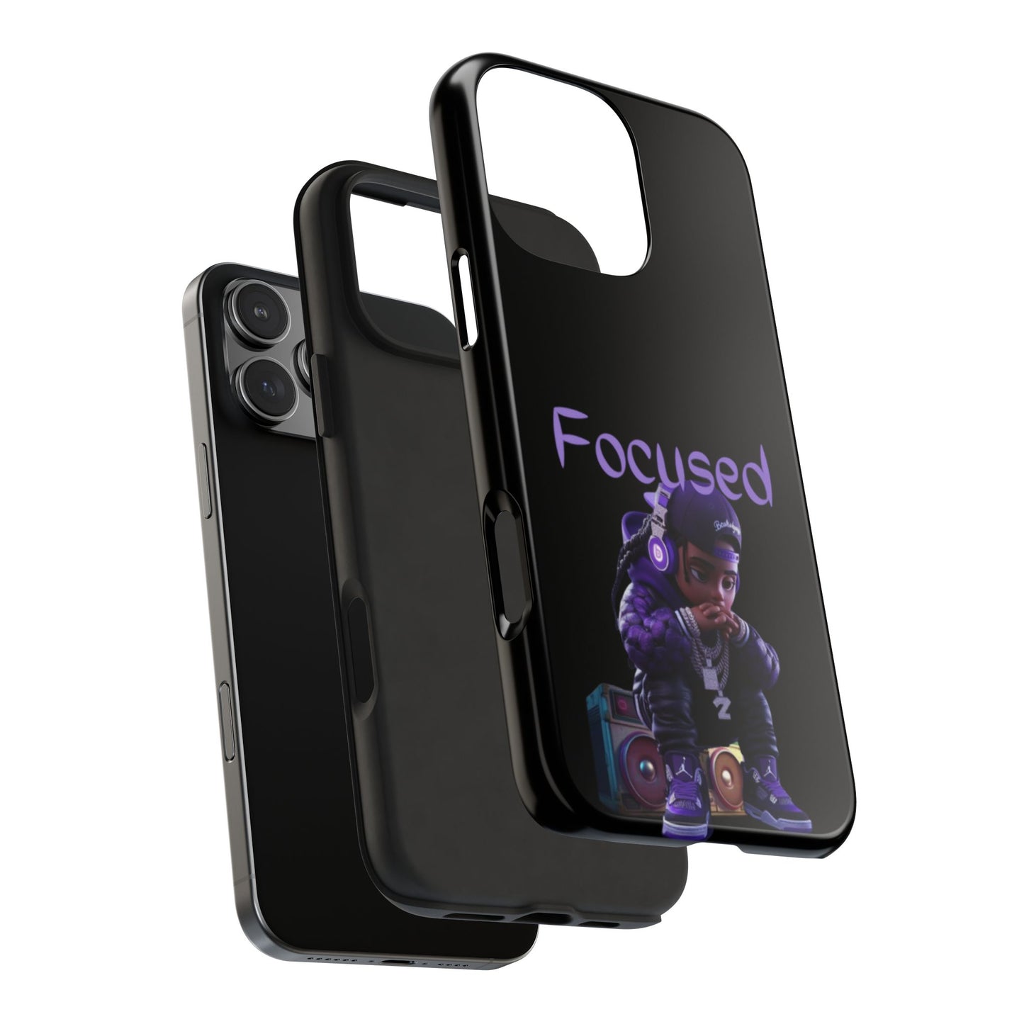 Phone case- Focused Tough Phone Case - Durable Protection
