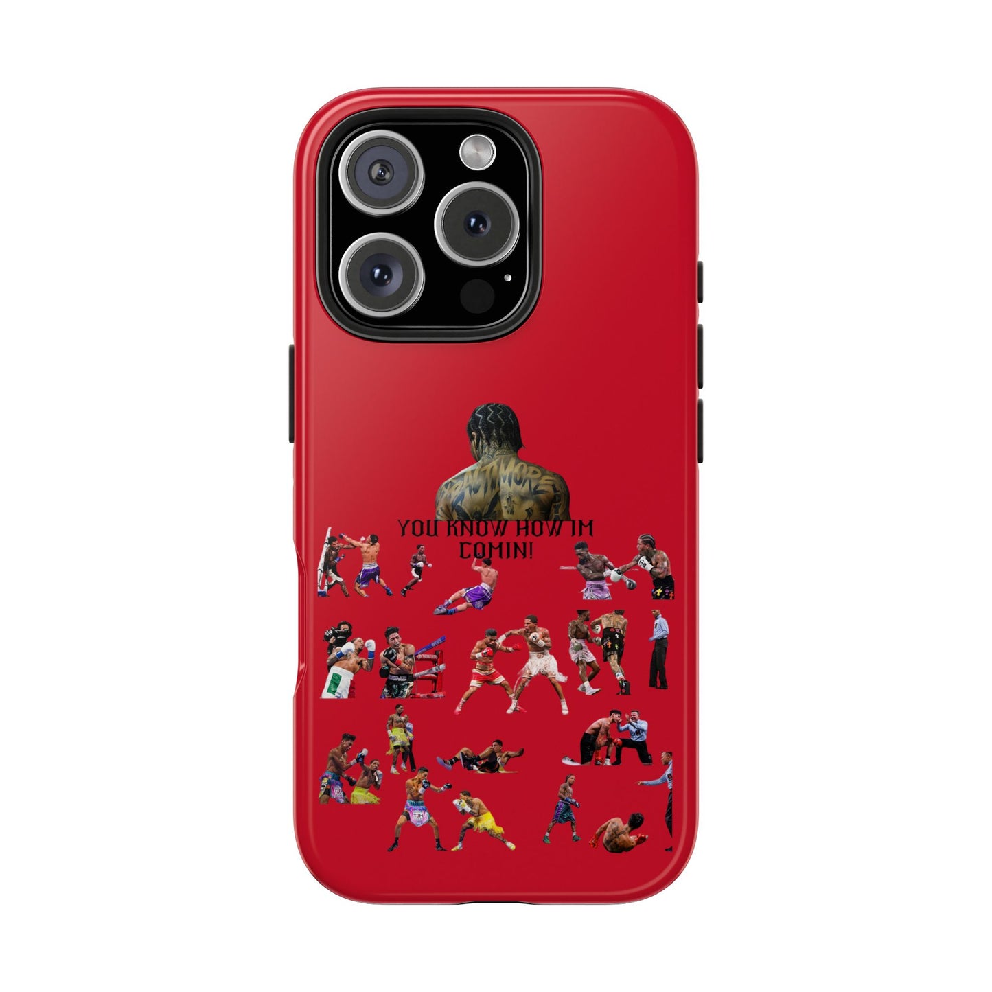 Phone case- You Know How I'm Comin' Tough Phone Case - Durable Protection