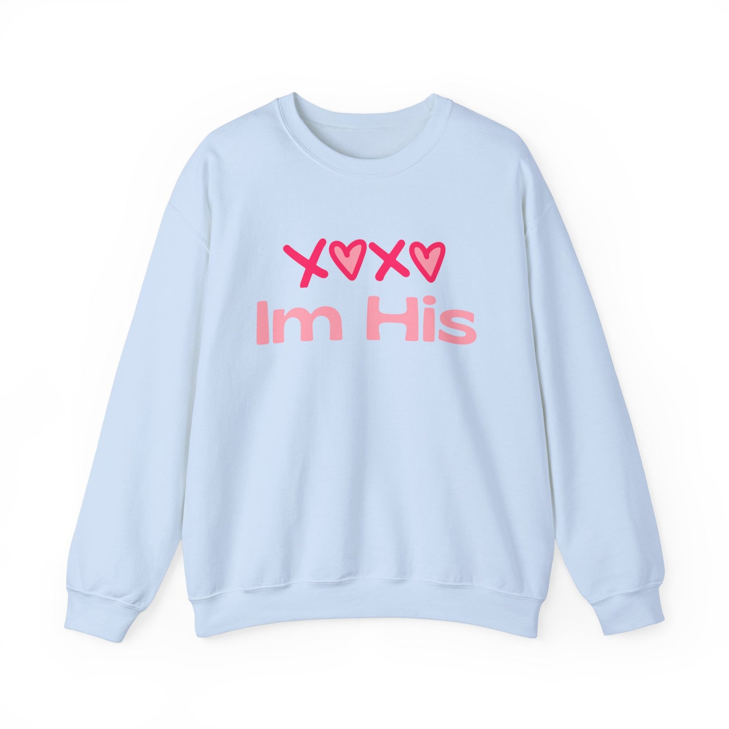 Cotton Blush XOXO Sweatshirt for Women – I’m His Romantic Everyday Lovewear