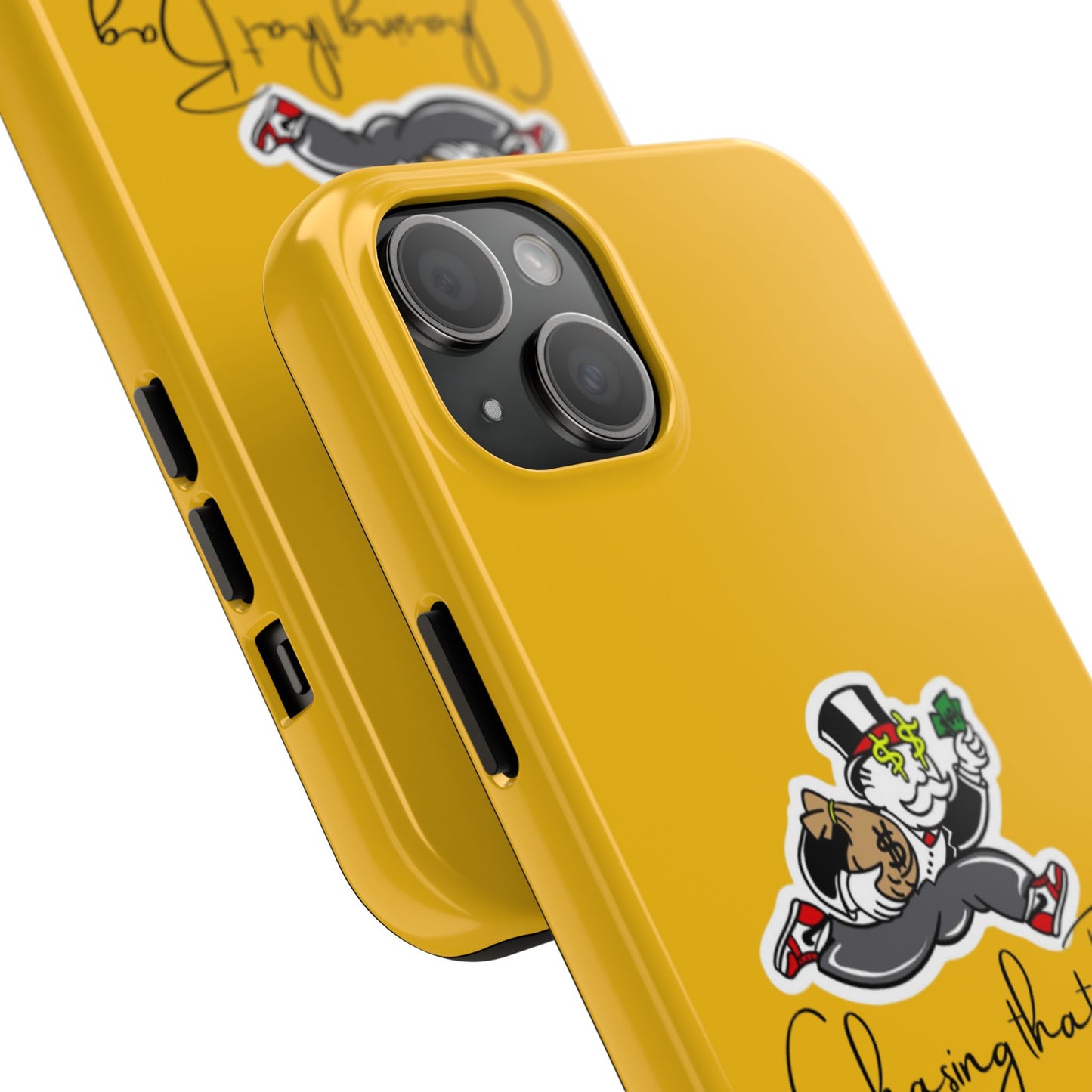 Phone Case- Chasing That Bag Tough Case- Durable Protection