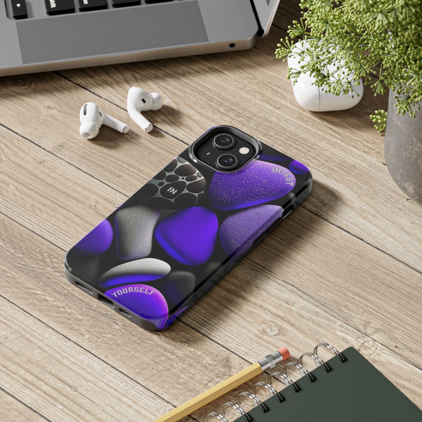 π‘ Invest in Yourself Motivational Tough Phone Case β Durable Shockproof Protection for iPhones & Androids π±β¨