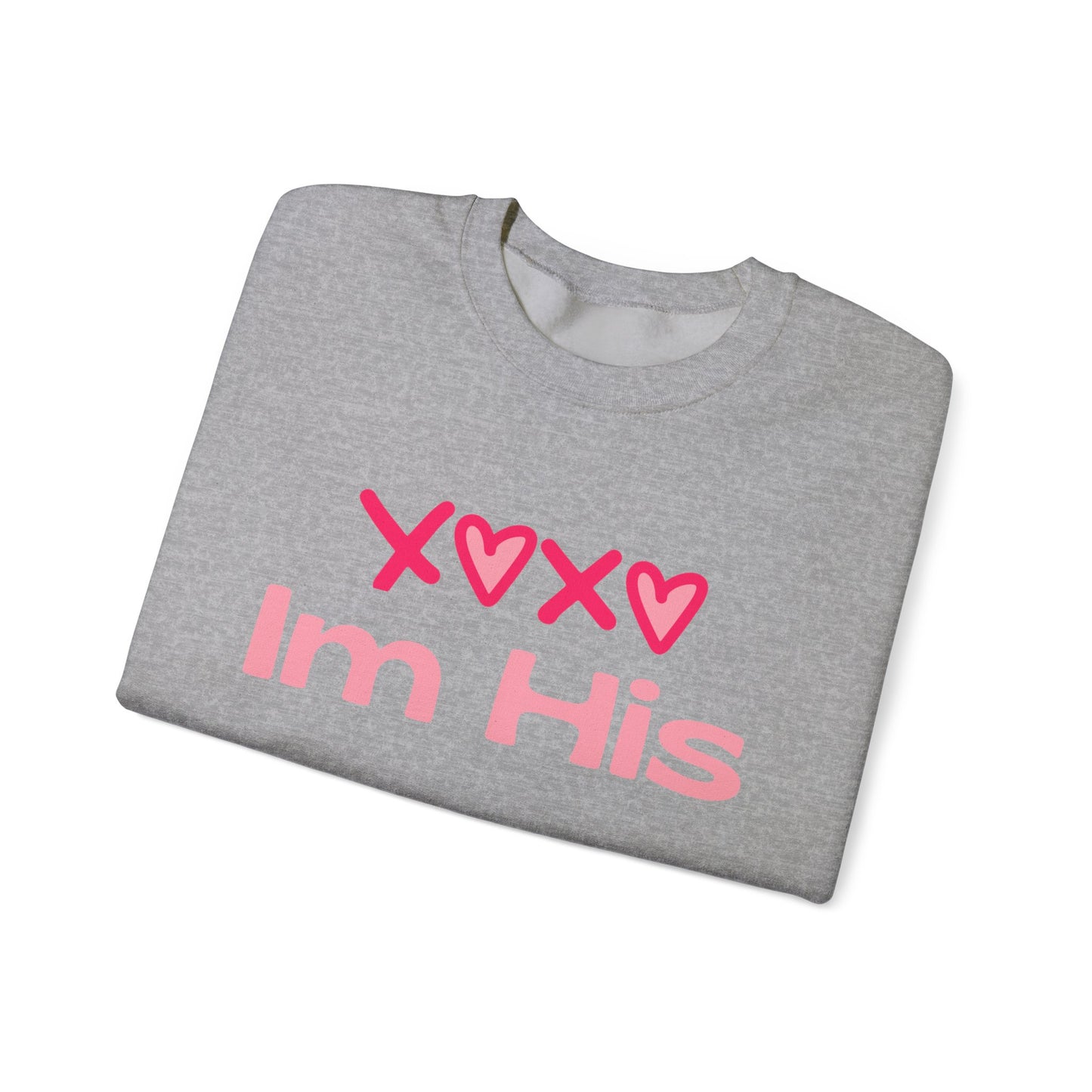 Cotton Blush XOXO Sweatshirt for Women – I’m His Romantic Everyday Lovewear