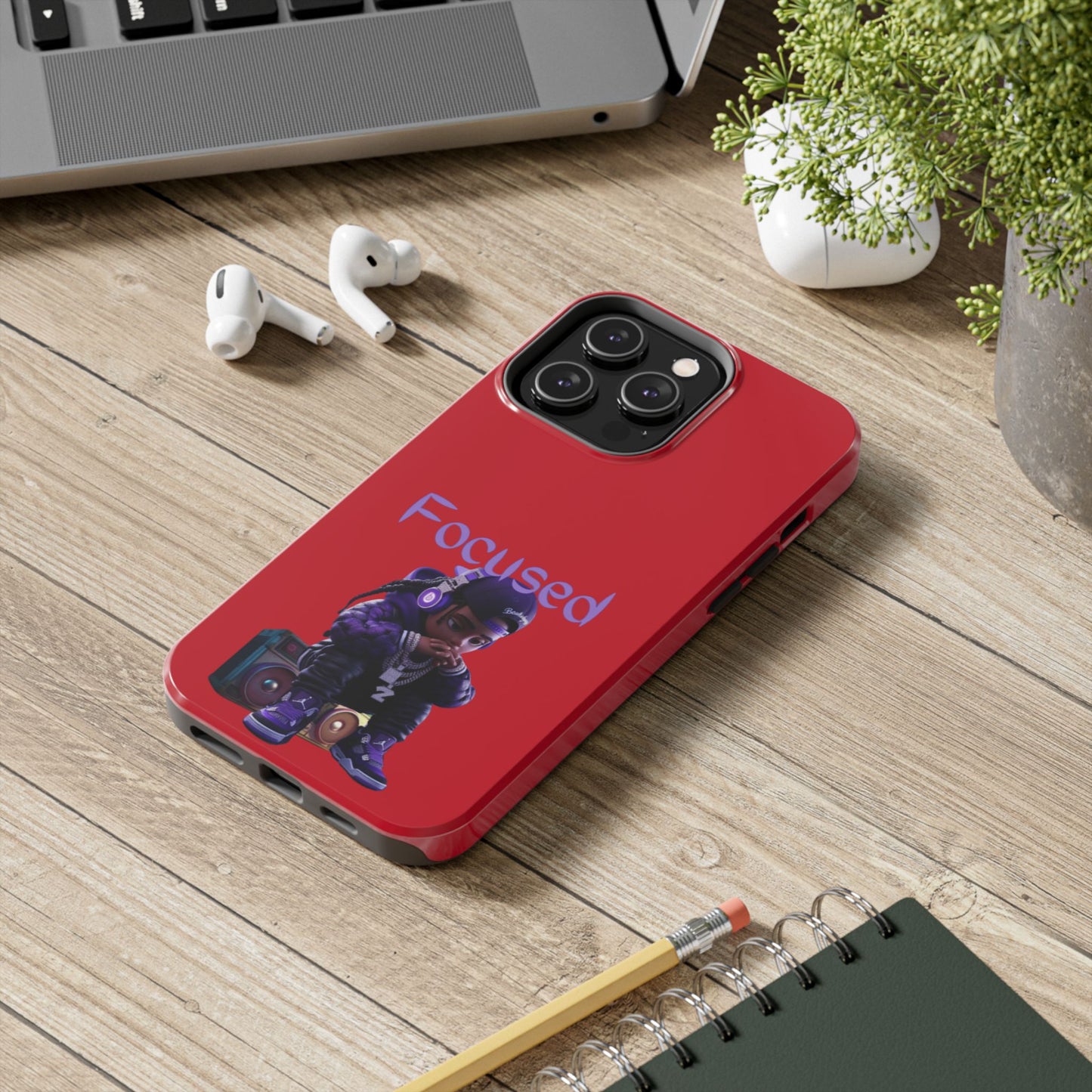 Phone Case- Focused Tough Case- Durable Protection