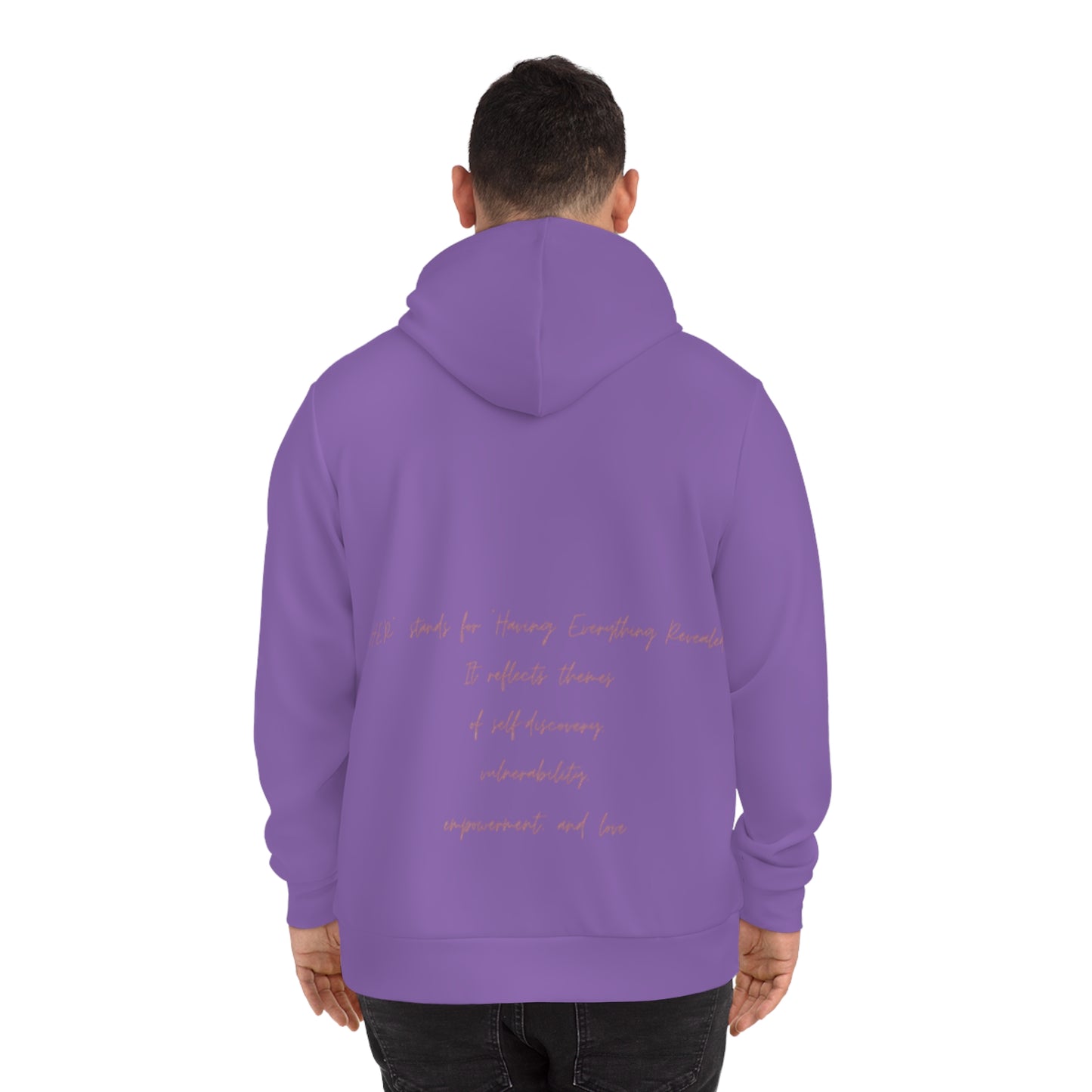 Blush Petal Pink Hoodie for Women – "HER Flowers" Romantic Graphic Apparel