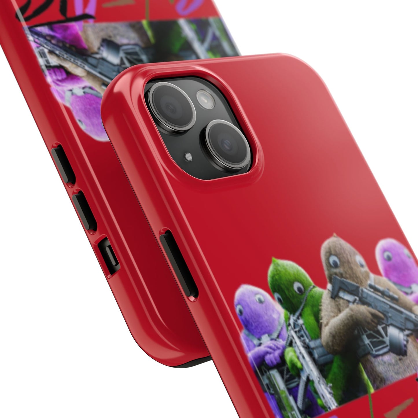 Cool Cartoon-Inspired Tough Phone Case - 'SWEATS'