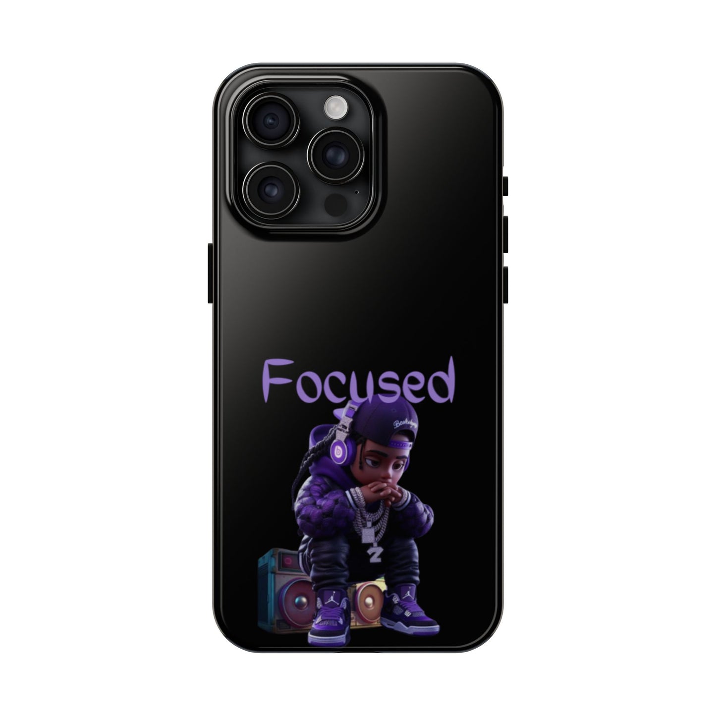 Phone case- Focused Tough Phone Case - Durable Protection