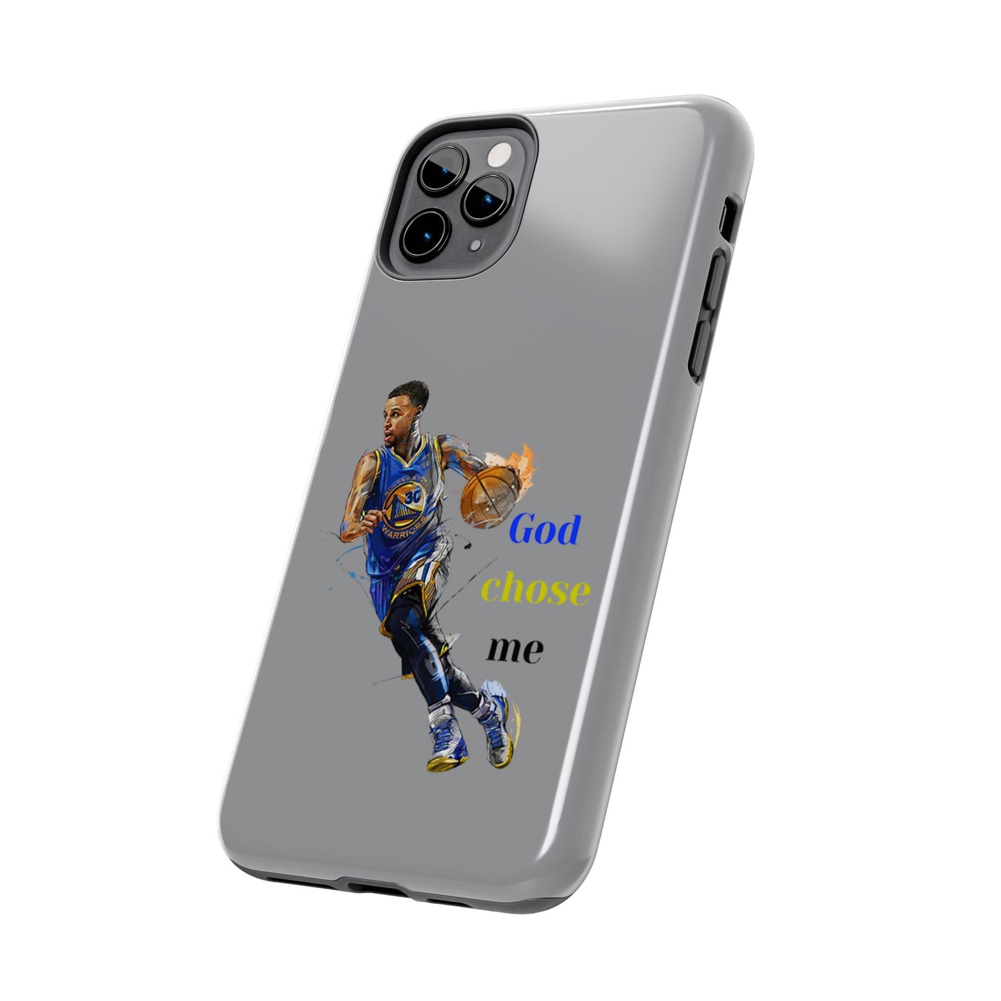 Phone case- God Chose Me Tough Phone Case - Durable Protection