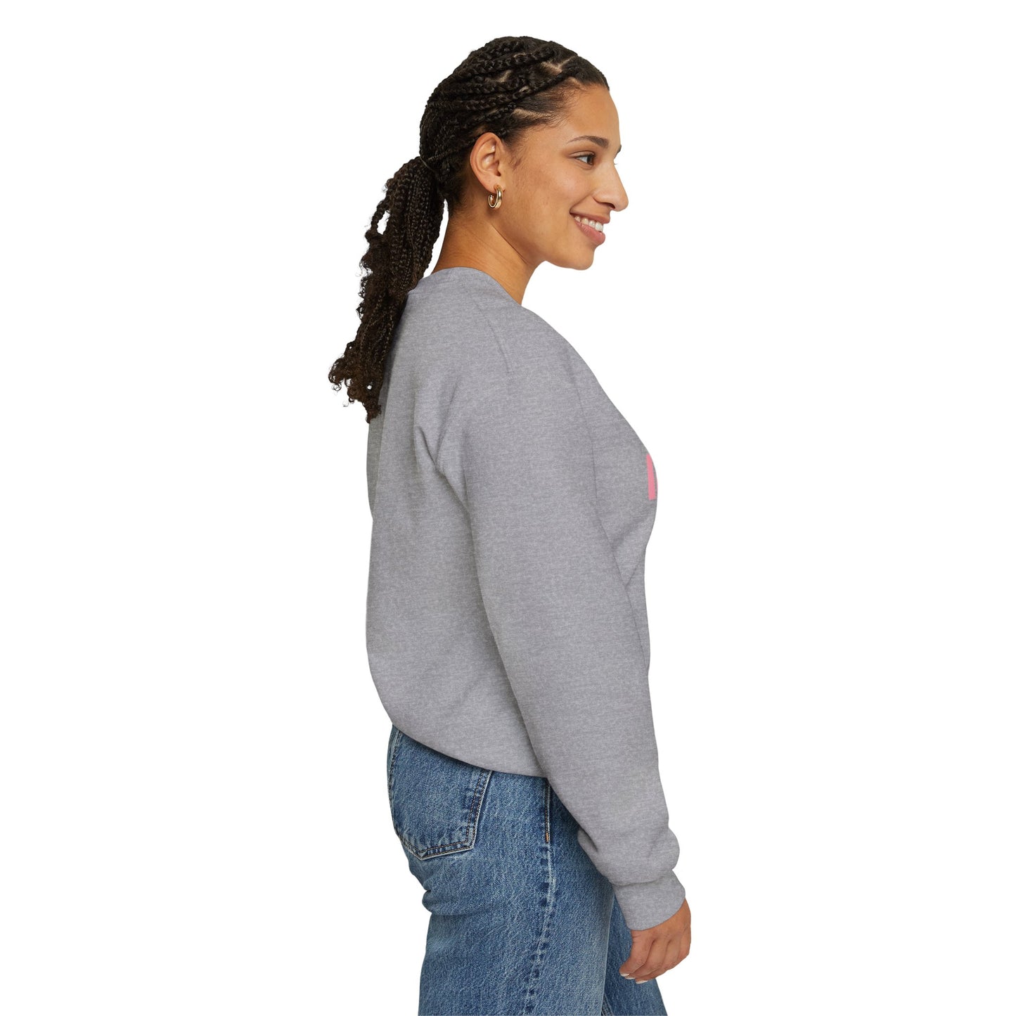 Cotton Blush XOXO Sweatshirt for Women – I’m His Romantic Everyday Lovewear