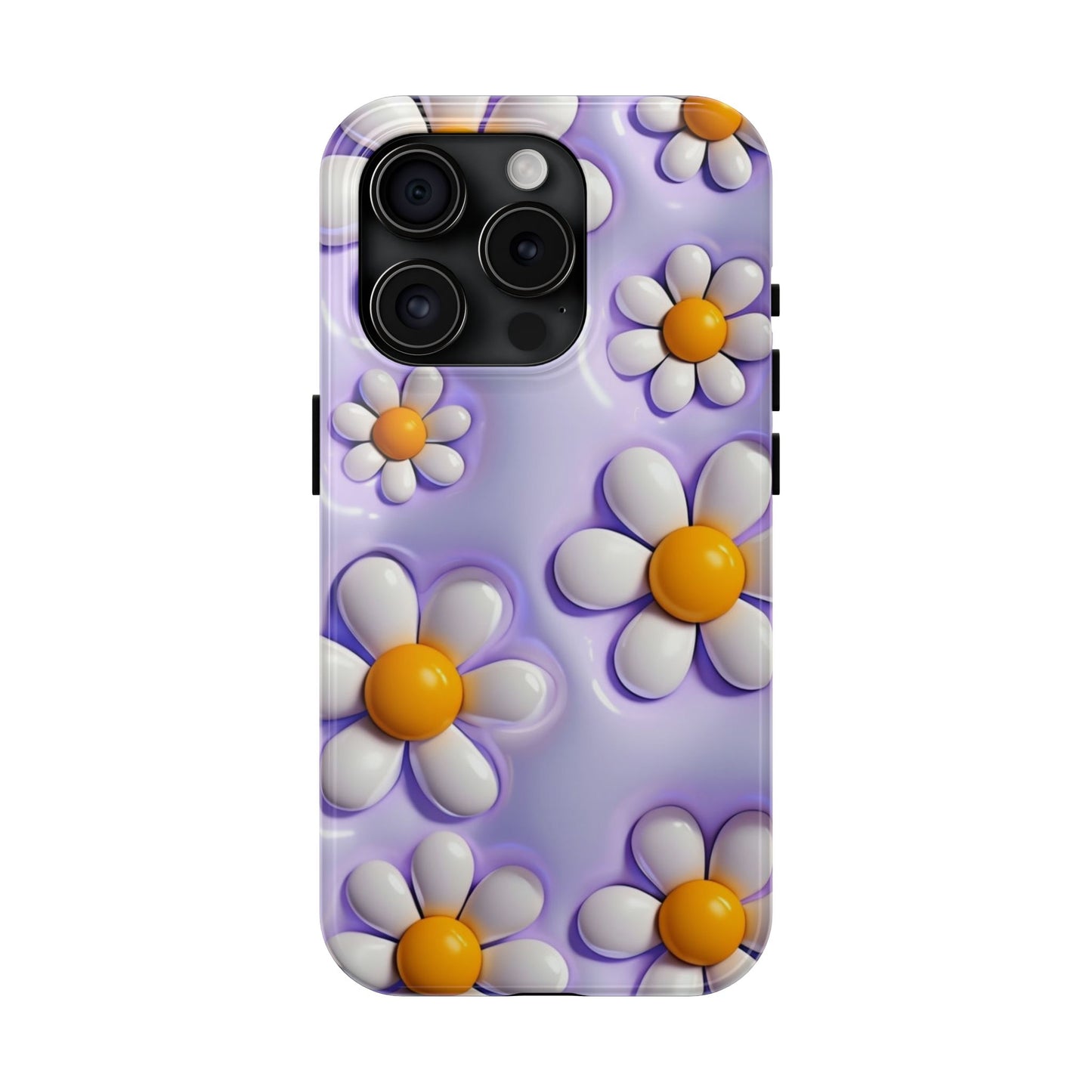 πΌ Floral Tough Phone Case β Vibrant Daisy Spring Design, for iPhones & Androids