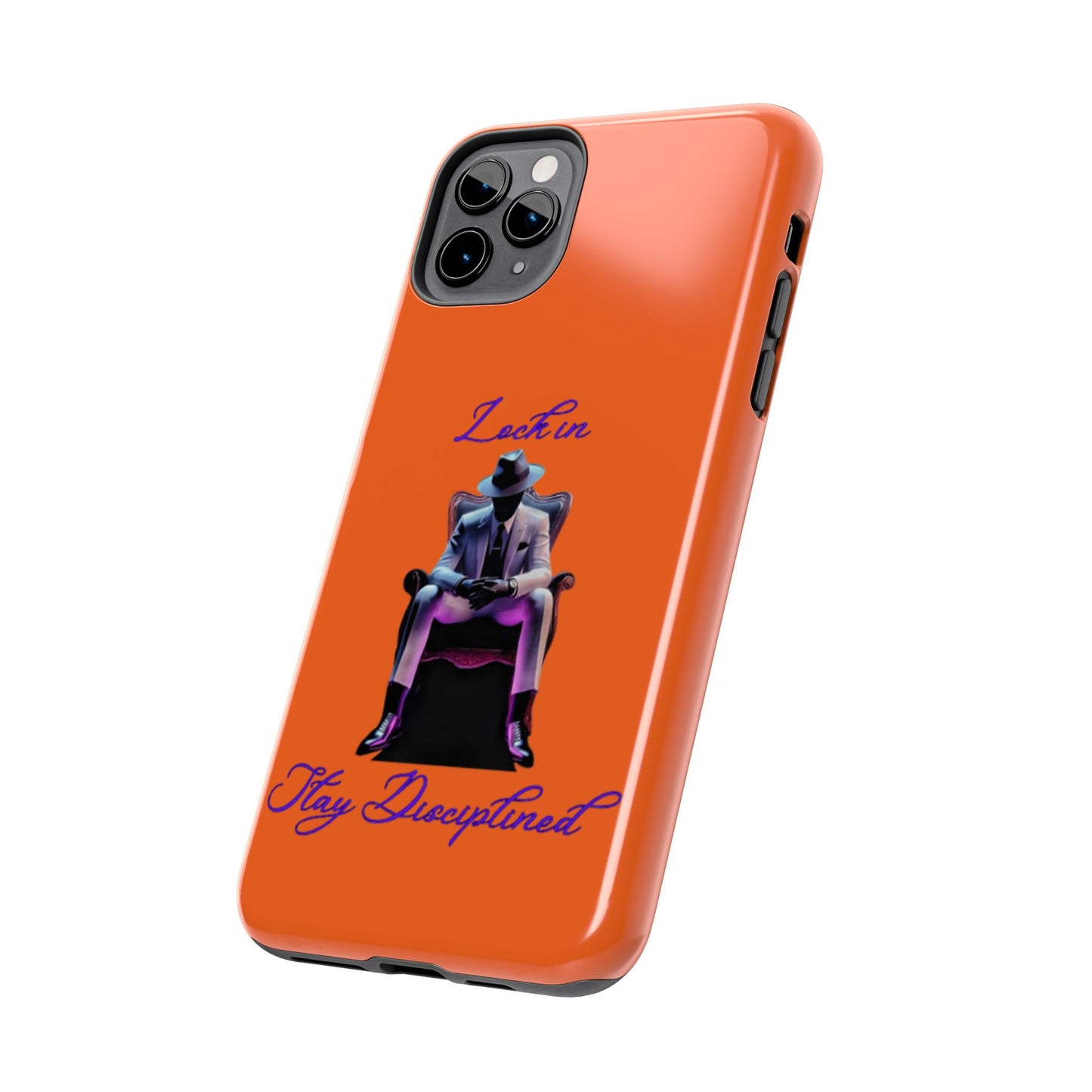 Phone case- Lock In, Stay discipline Tough Phone Case - Durable Protection