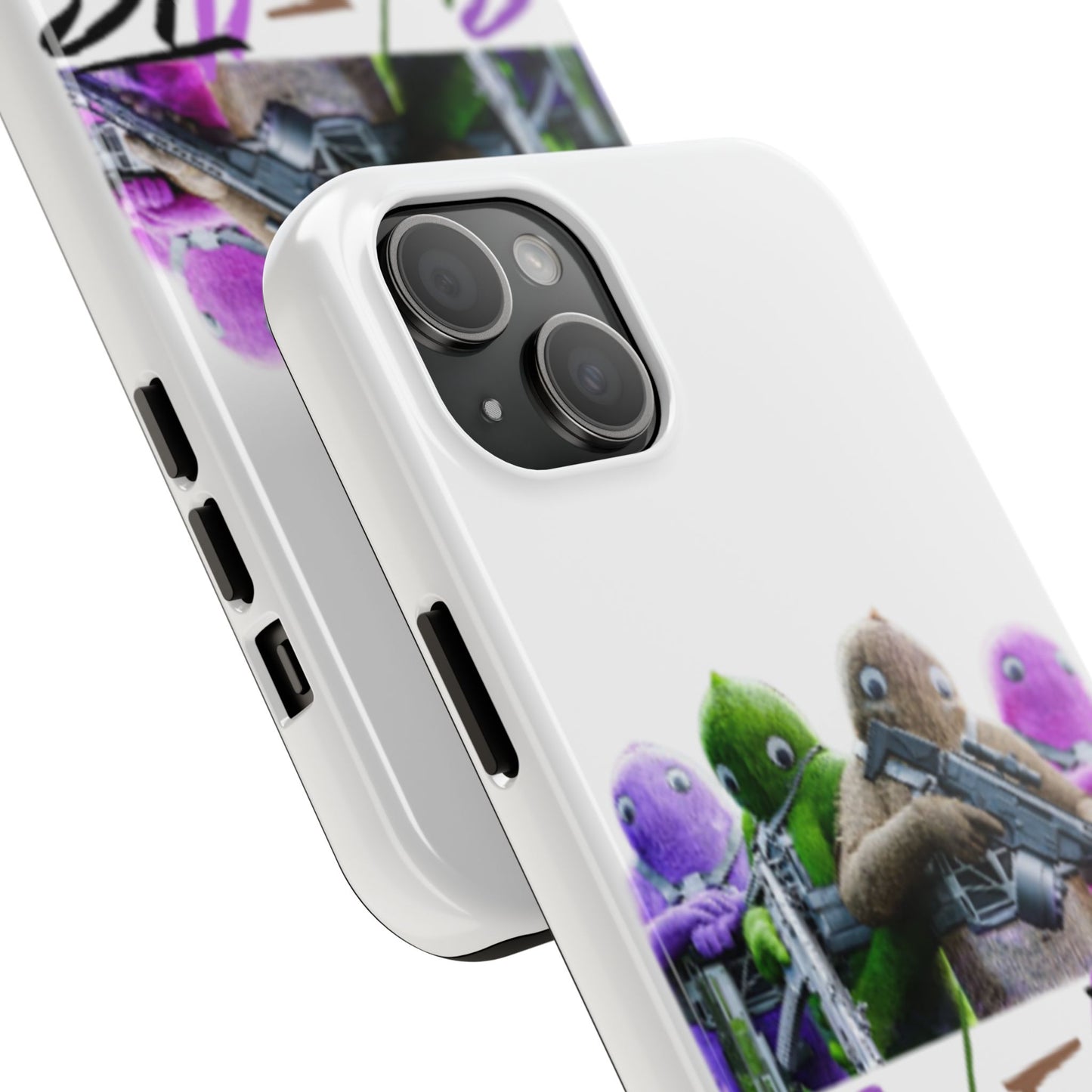 Cool Cartoon-Inspired Tough Phone Case - 'SWEATS'