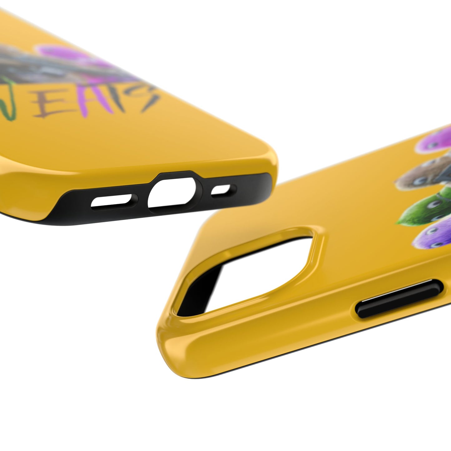 Cool Cartoon-Inspired Tough Phone Case - 'SWEATS'