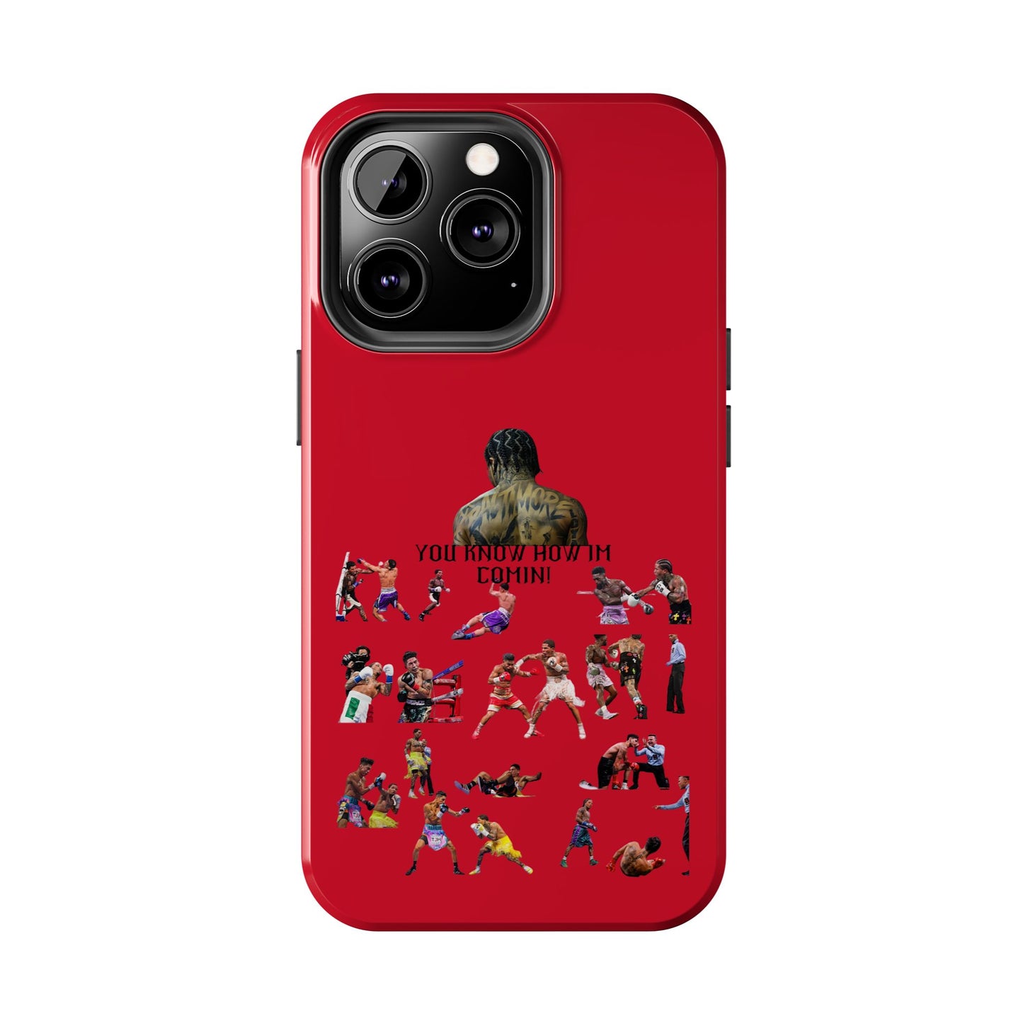 Phone case- You Know How I'm Comin' Tough Phone Case - Durable Protection