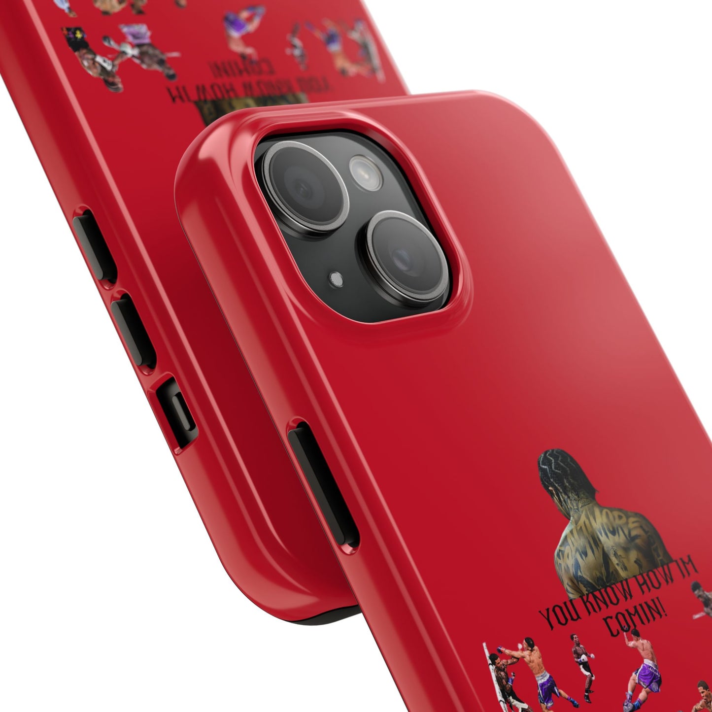 Phone case- You Know How I'm Comin' Tough Phone Case - Durable Protection
