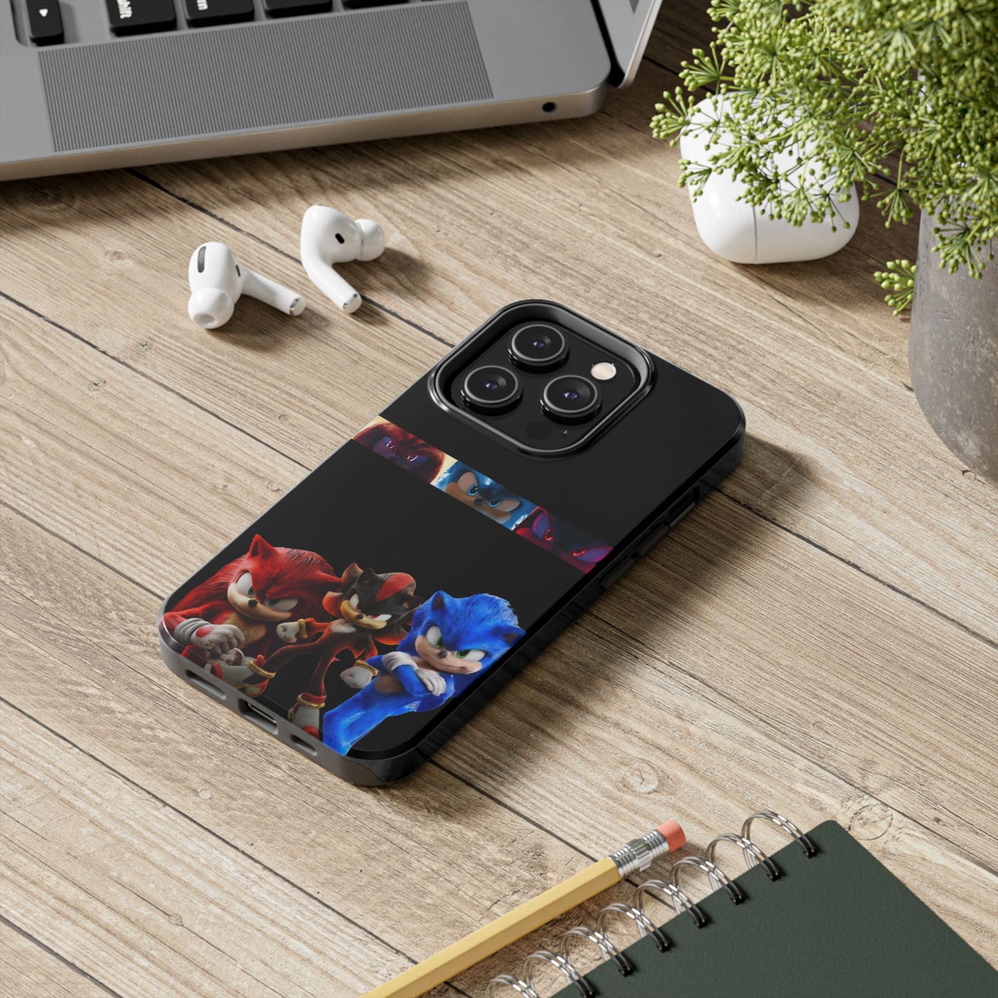 Phone case- Sonic, Kunkles, Shadow Tough Phone Case - Durable Protection