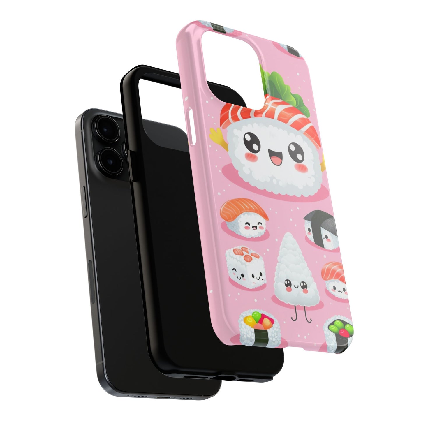 Adorable Sushi Tough Phone Case | Cute Kawaii Design for Food Lovers