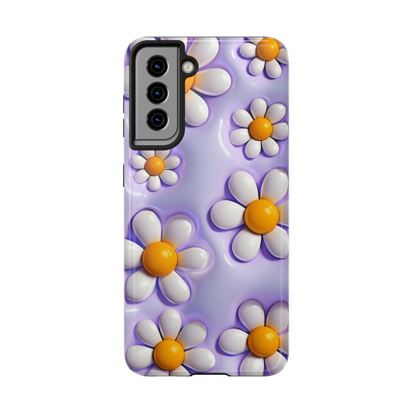 πΌ Floral Tough Phone Case β Vibrant Daisy Spring Design, for iPhones & Androids