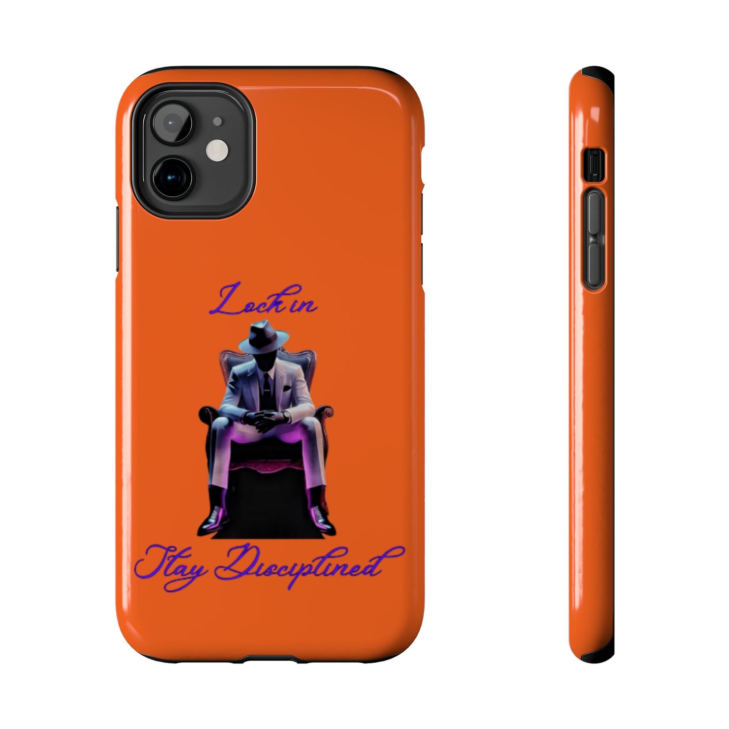 Phone case- Lock In, Stay discipline Tough Phone Case - Durable Protection
