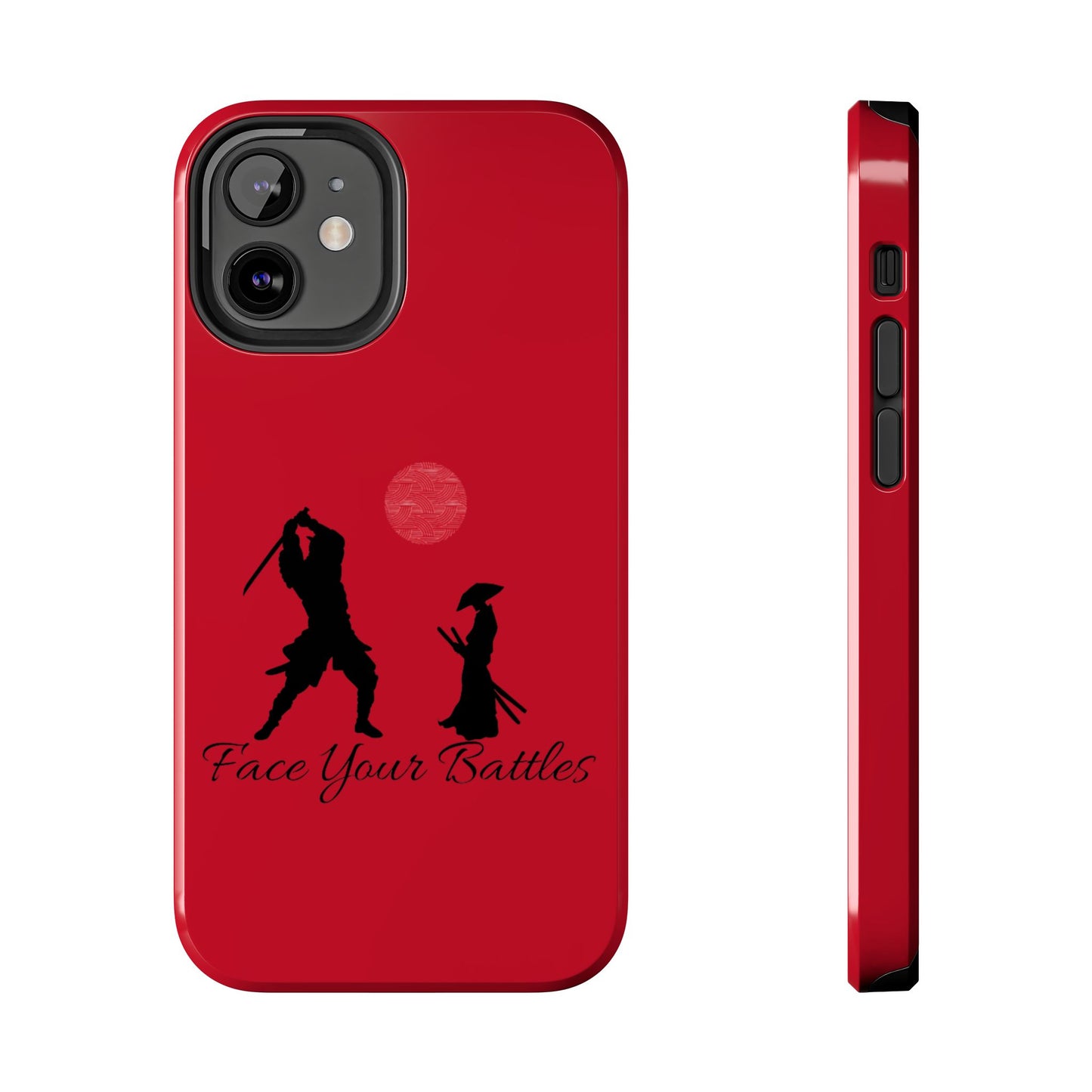 Phone case- Face Your Battles Tough Phone Case - Durable Protection