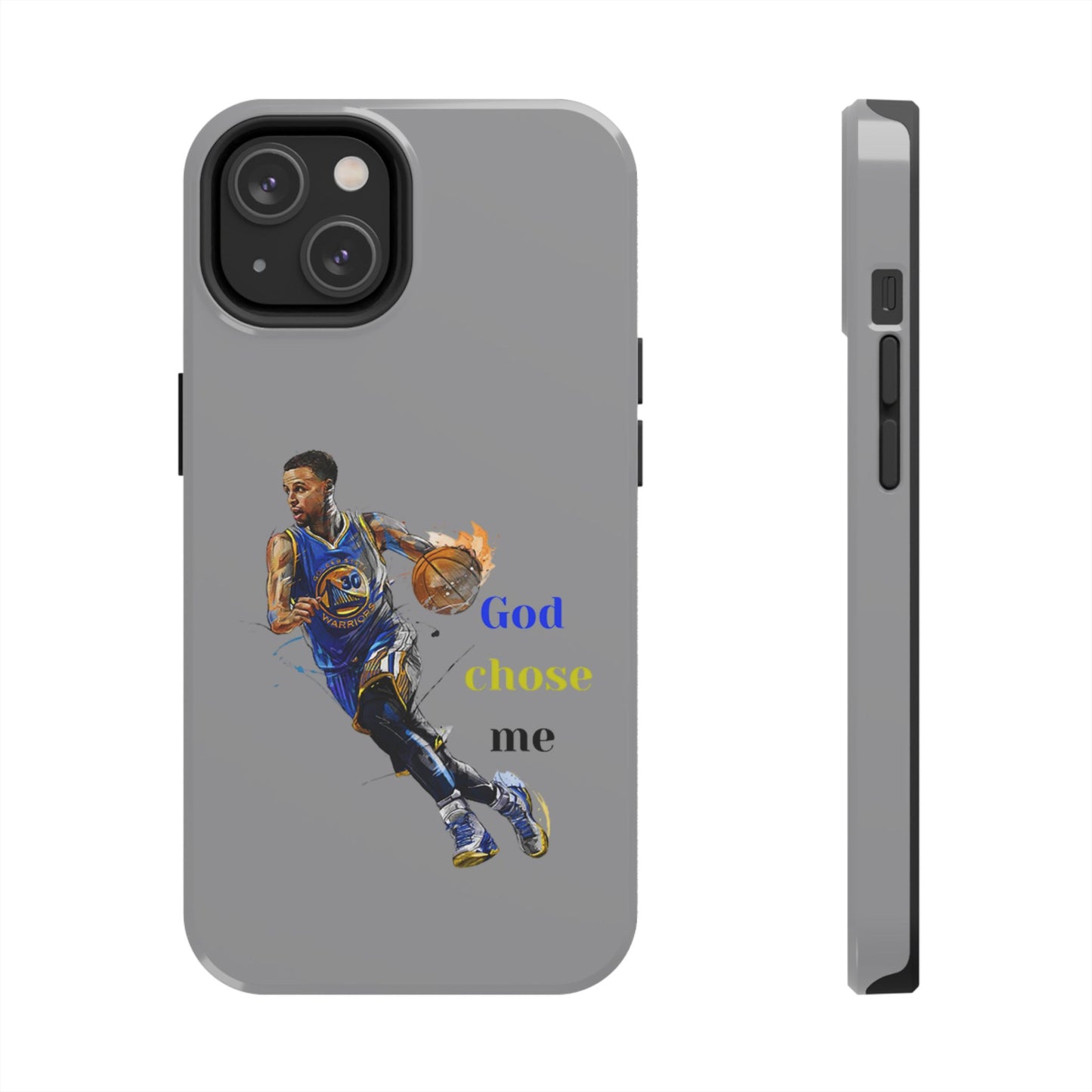 Phone case- God Chose Me Tough Phone Case - Durable Protection