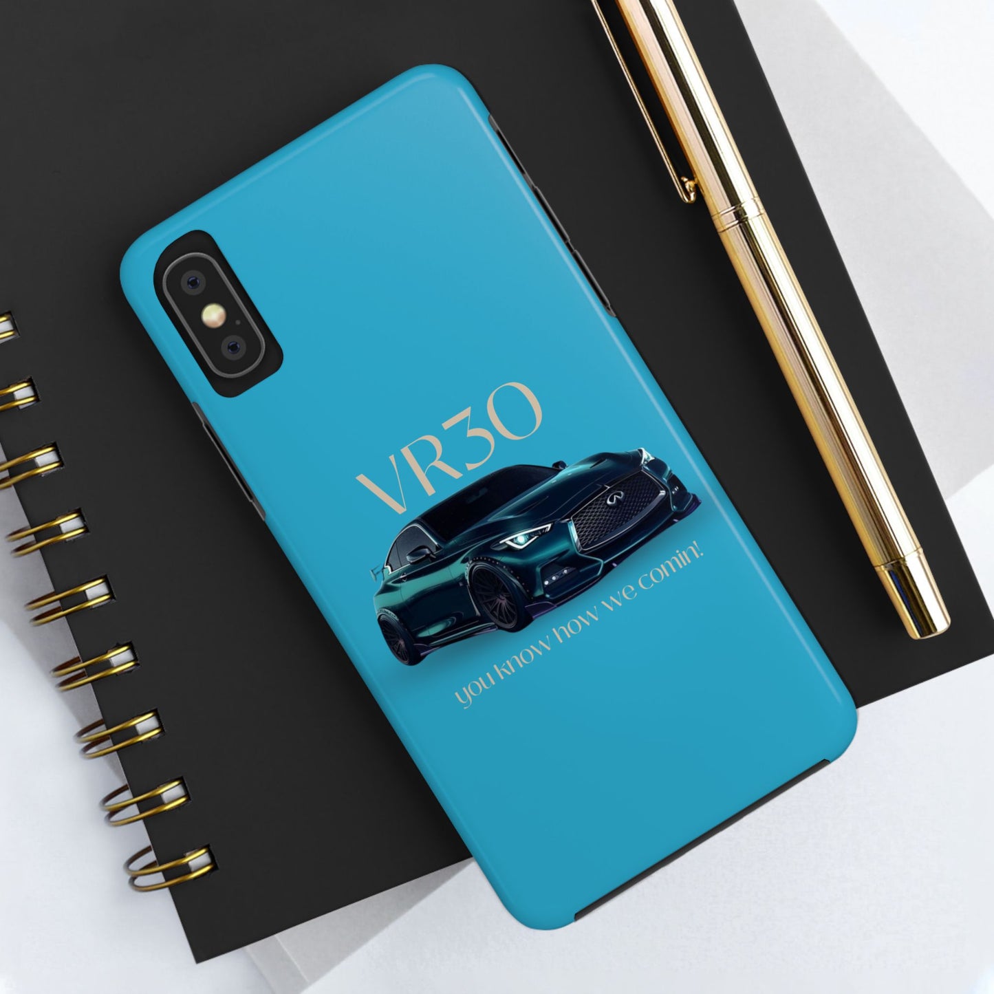 VR30 Sports Car Tough Phone Case - Stylish and Durable Protection for Car Enthusiasts