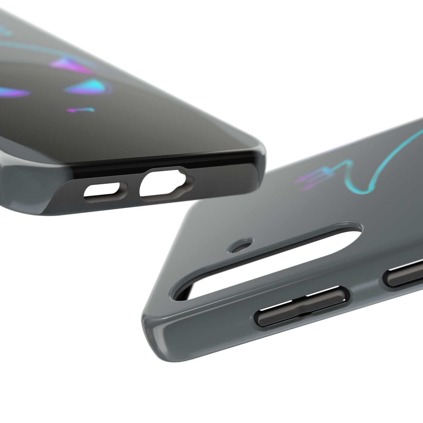 Demonic Cat Tough Phone Case - Cute & Edgy Phone Protection for Cat Lovers