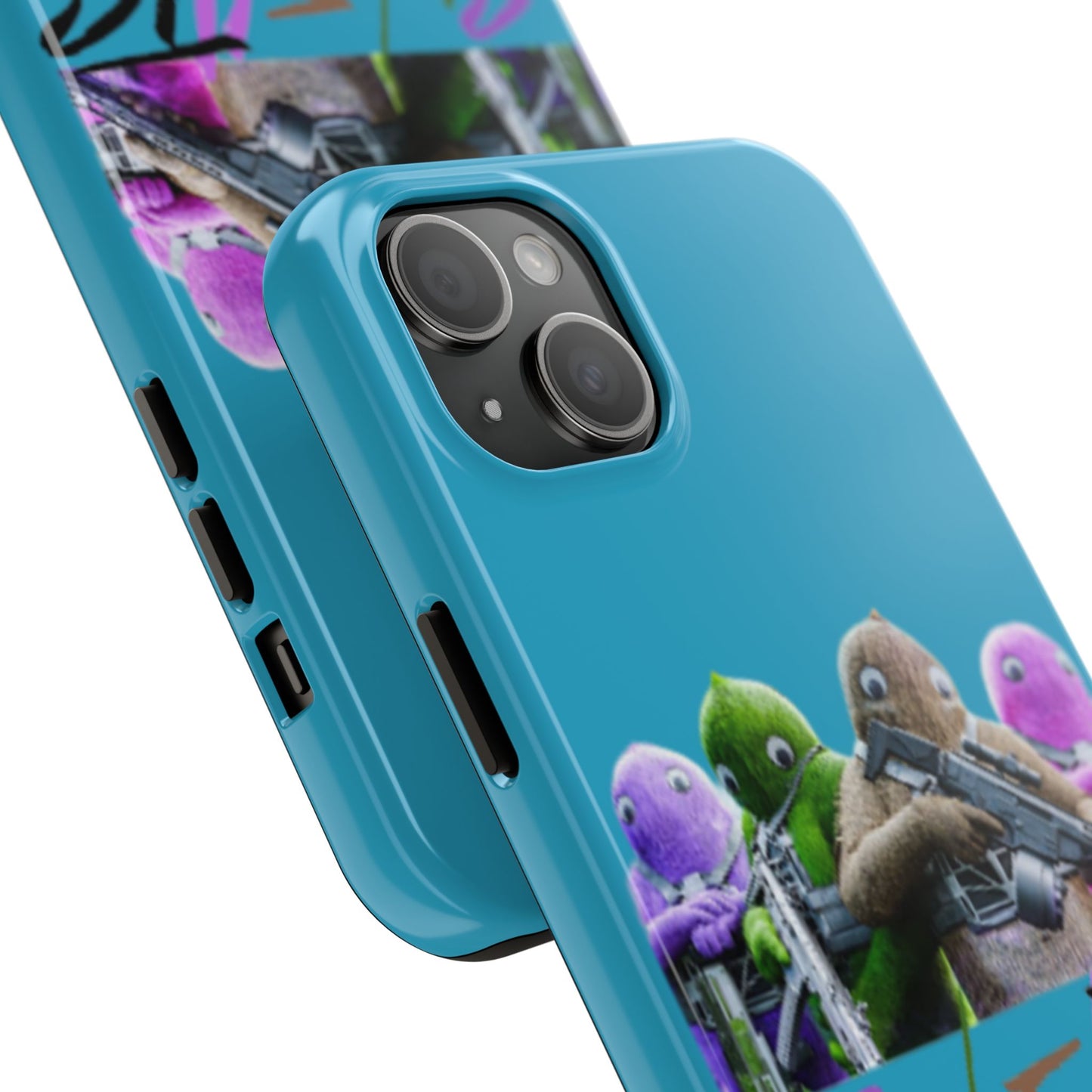 Cool Cartoon-Inspired Tough Phone Case - 'SWEATS'
