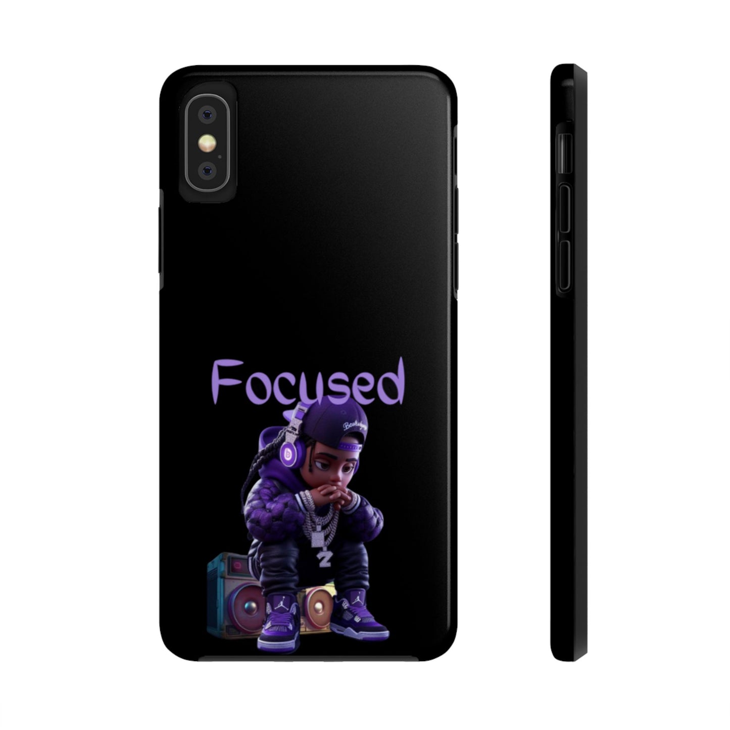 Phone case- Focused Tough Phone Case - Durable Protection