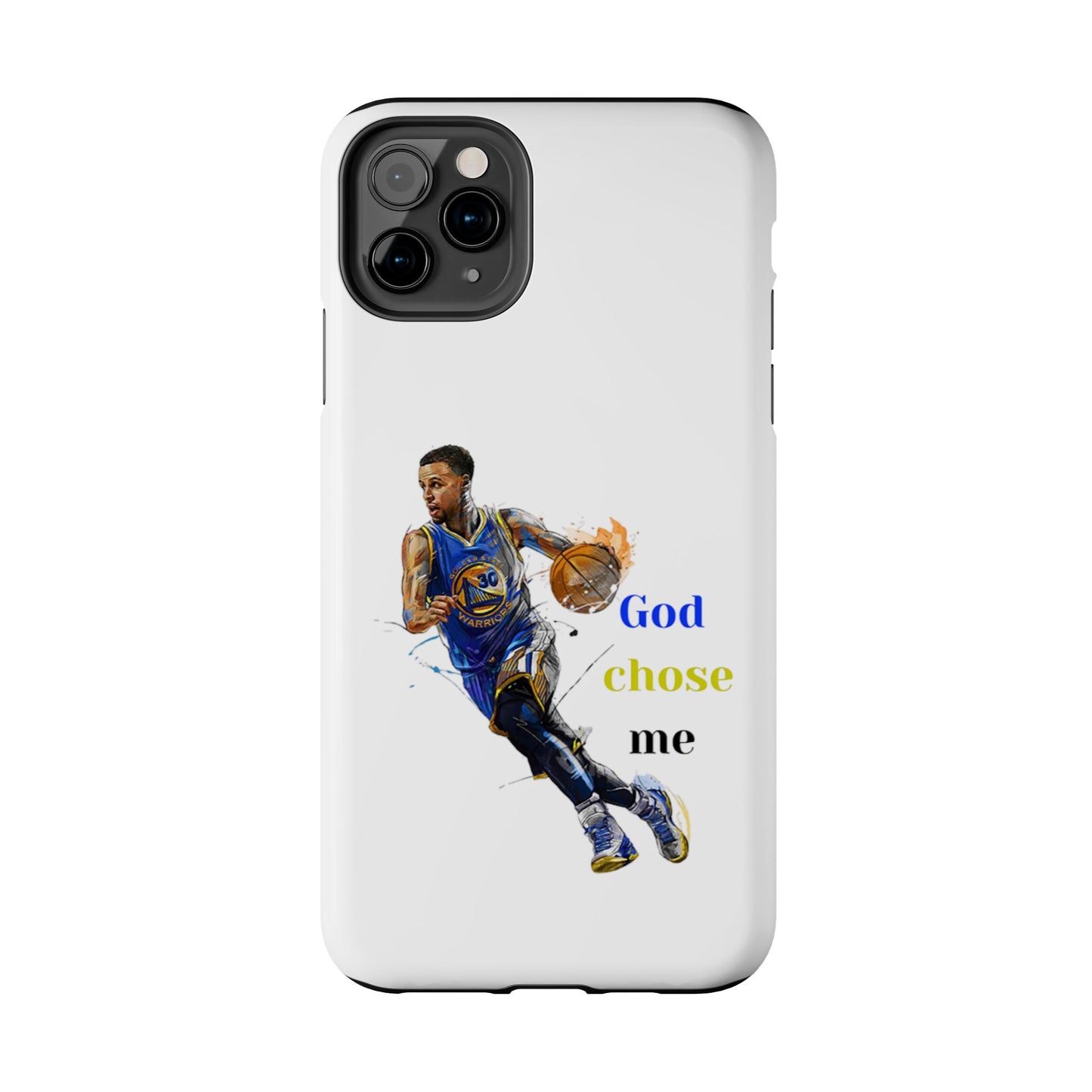 Phone case- God Chose Me Tough Phone Case - Durable Protection