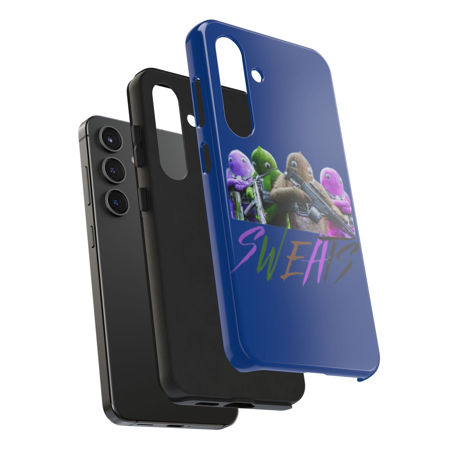 Cool Cartoon-Inspired Tough Phone Case - 'SWEATS'