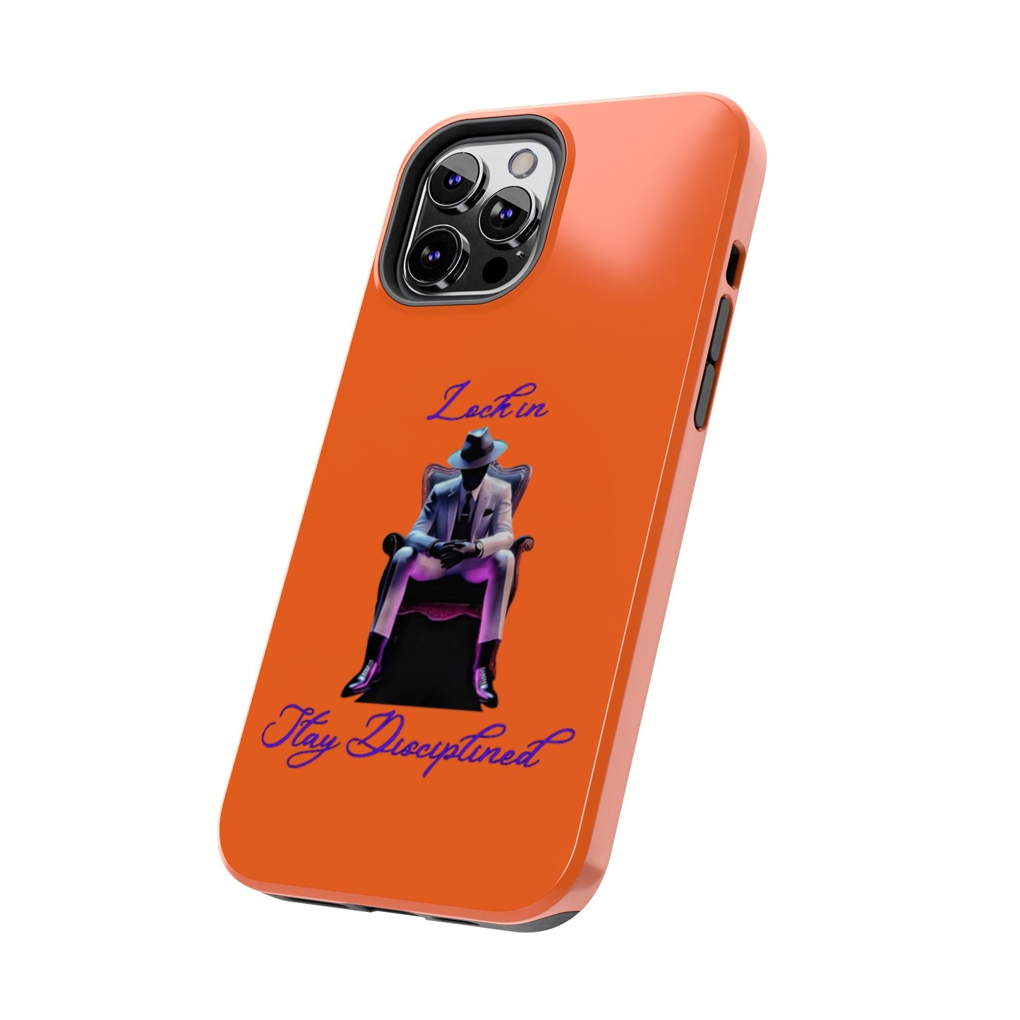 Phone case- Lock In, Stay discipline Tough Phone Case - Durable Protection