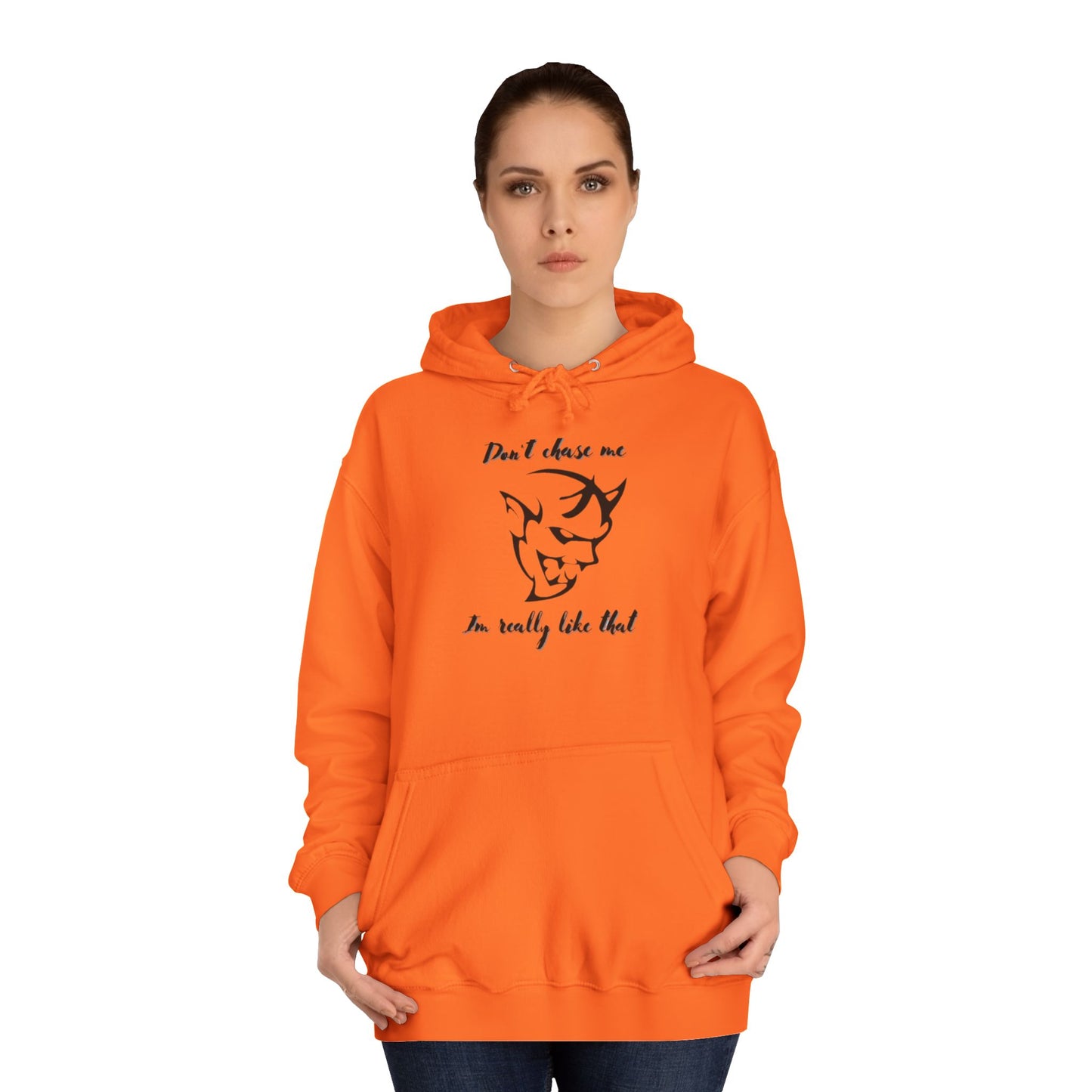 Lava Red "Don’t Chase Me, I’m Really Like That" Sweater – Bold Statement Pullover