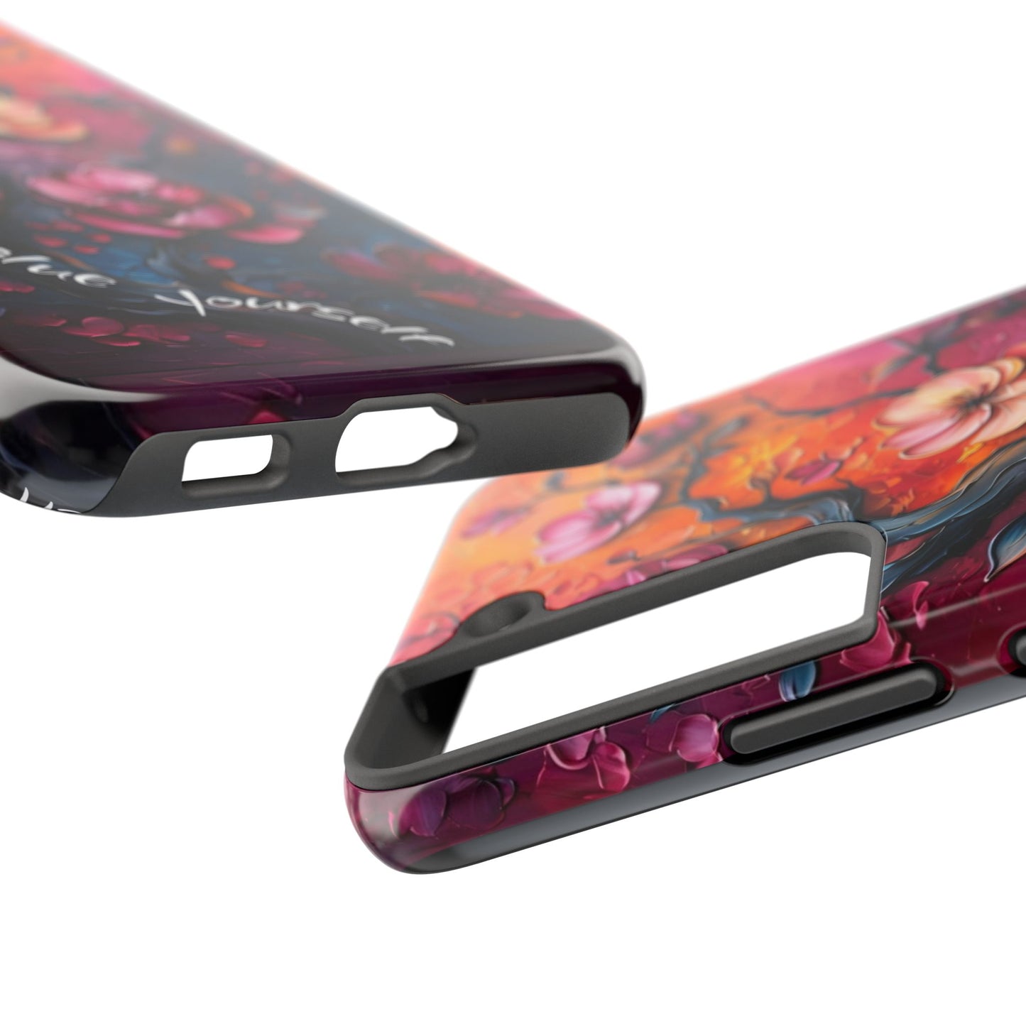 Value Yourself Floral Tough Phone Case
